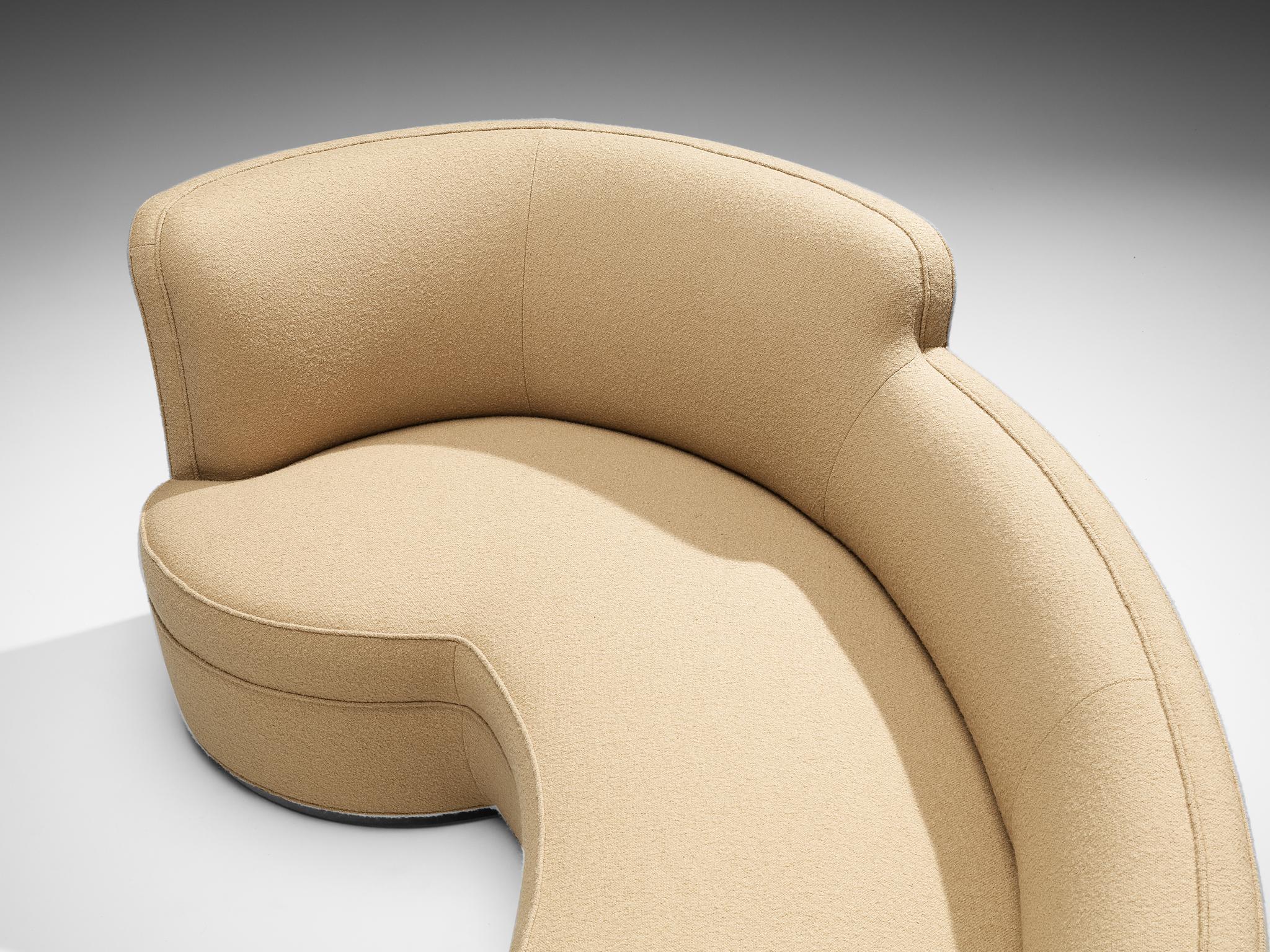 Mid-Century Modern Edward Wormley for Dunbar 'Oasis' Sofa in Camel Wool For Sale
