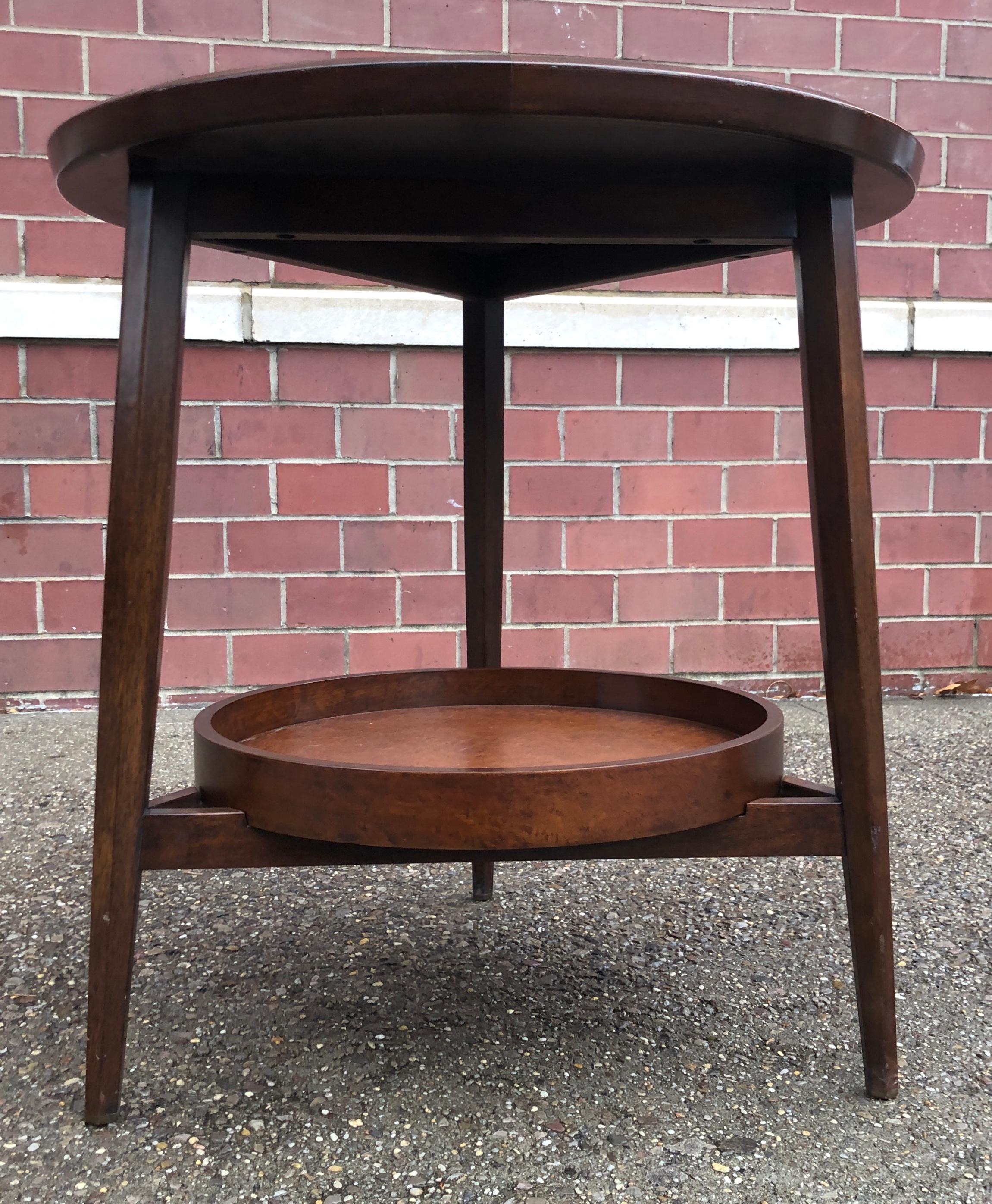 Mid-Century Modern Edward Wormley for Dunbar Occasional Table with Tray
