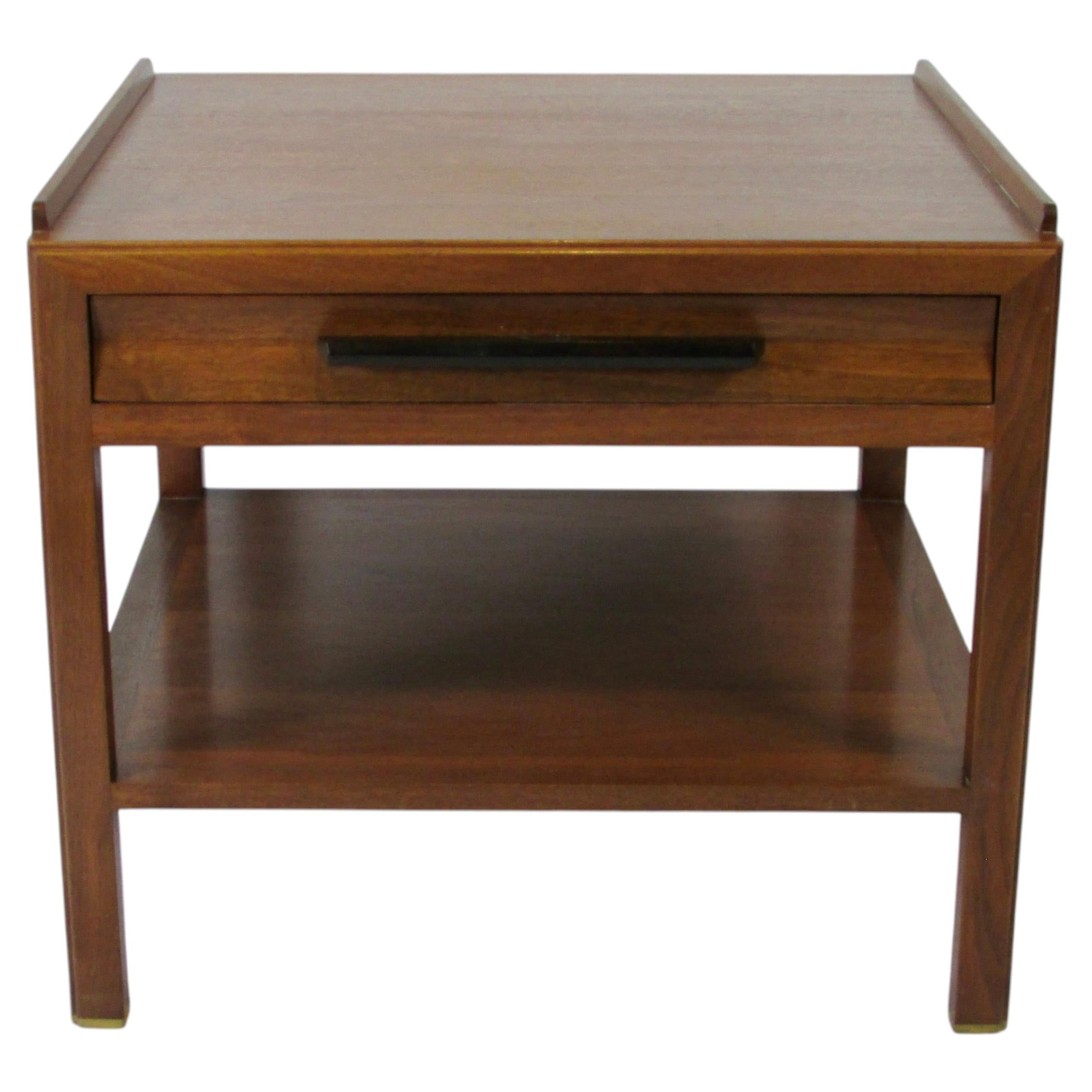 Edward Wormley for Dunbar one drawer side table