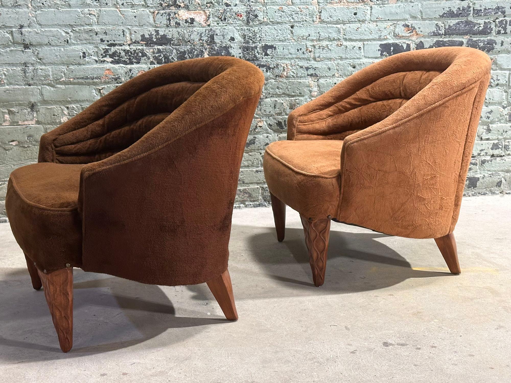 Paire de chaises longues Janus d'Edward Wormley pour Dunbar, 1957 Bon état - En vente à Chicago, IL