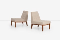 Edward Wormley for Dunbar Pair of Slipper Chairs 1950's