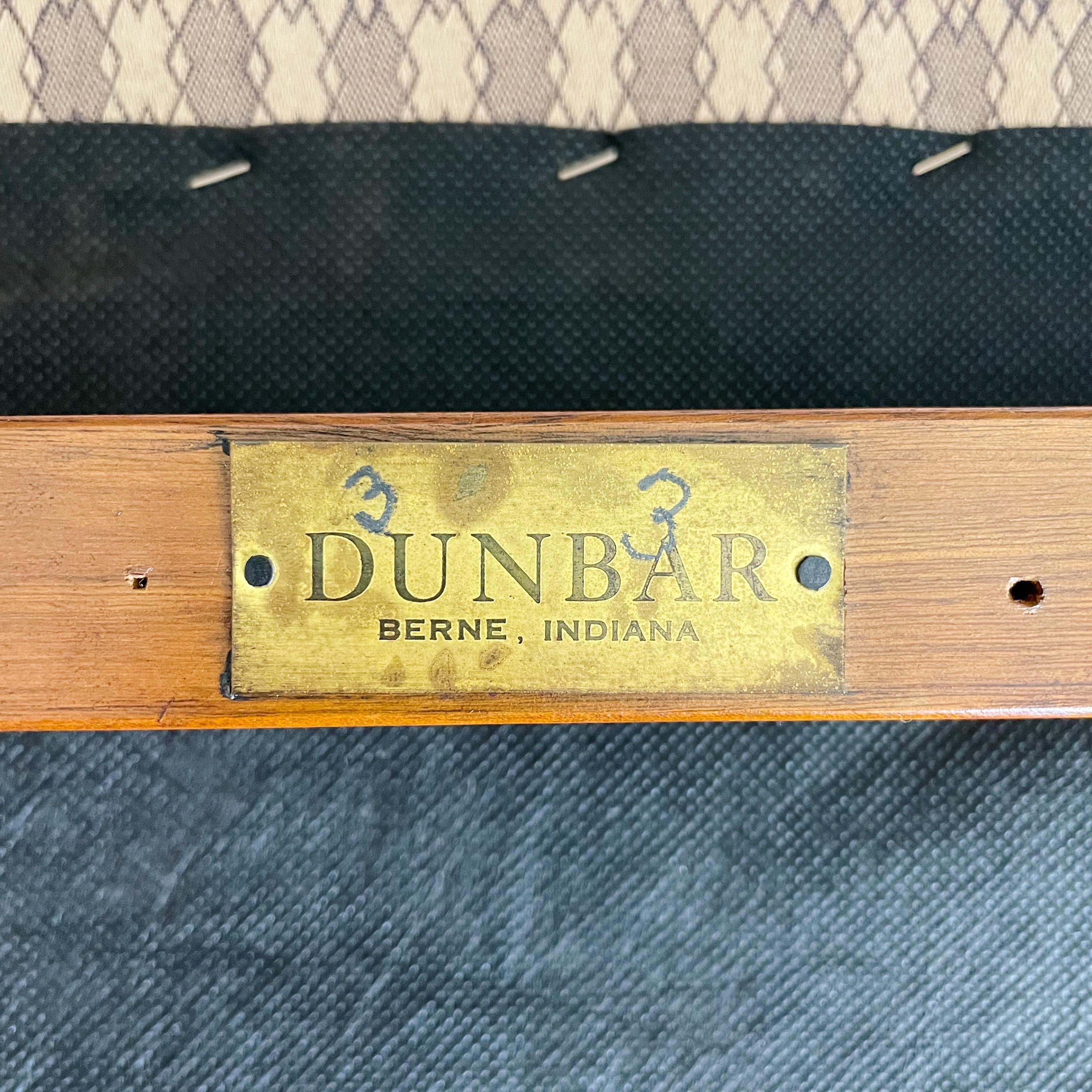 Wood Edward Wormley for Dunbar Pair Vienna Straw Cane Back Side Chairs