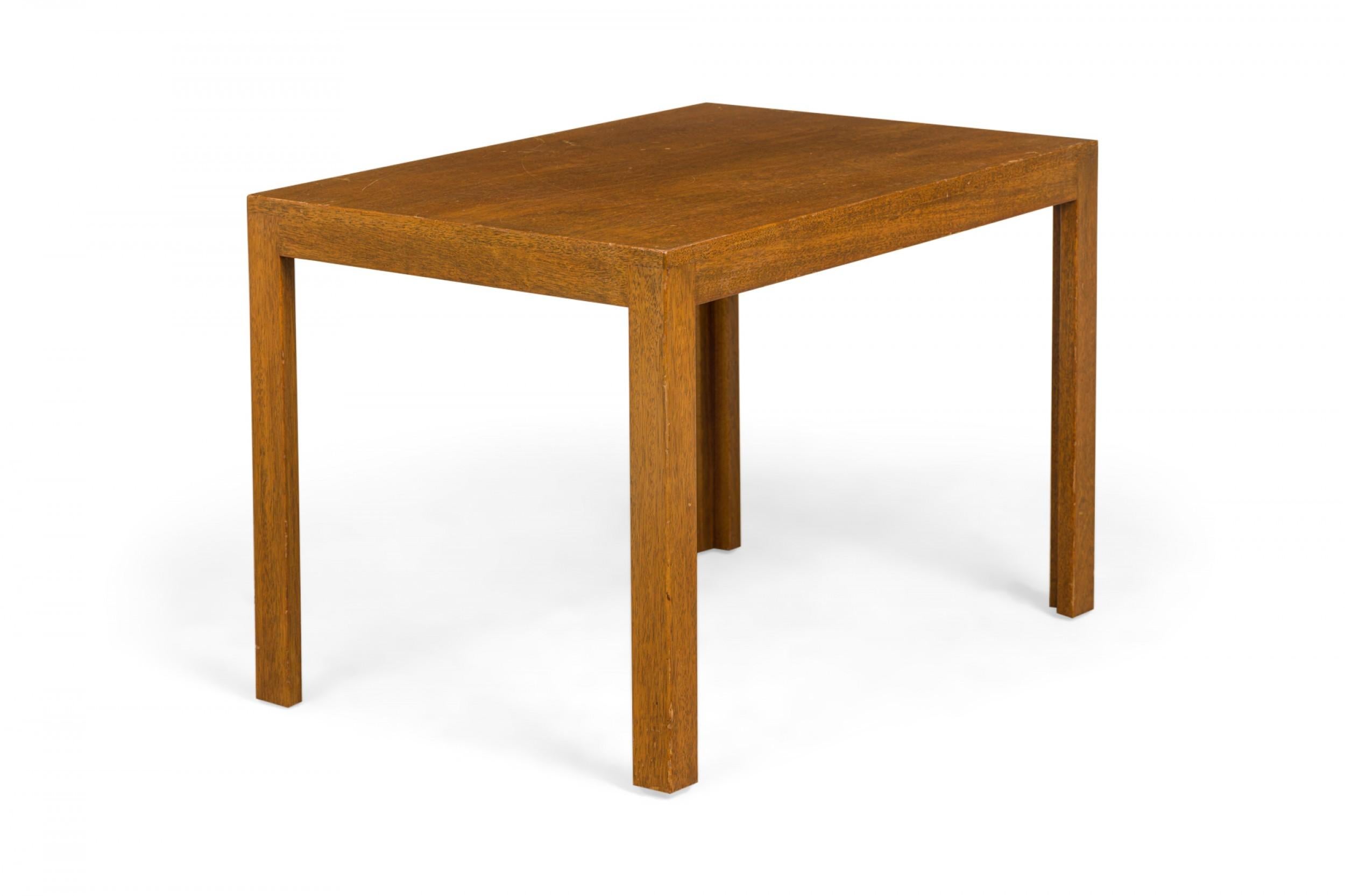 American Edward Wormley for Dunbar  Parsons Style Wooden Rectangular End / Side Table For Sale
