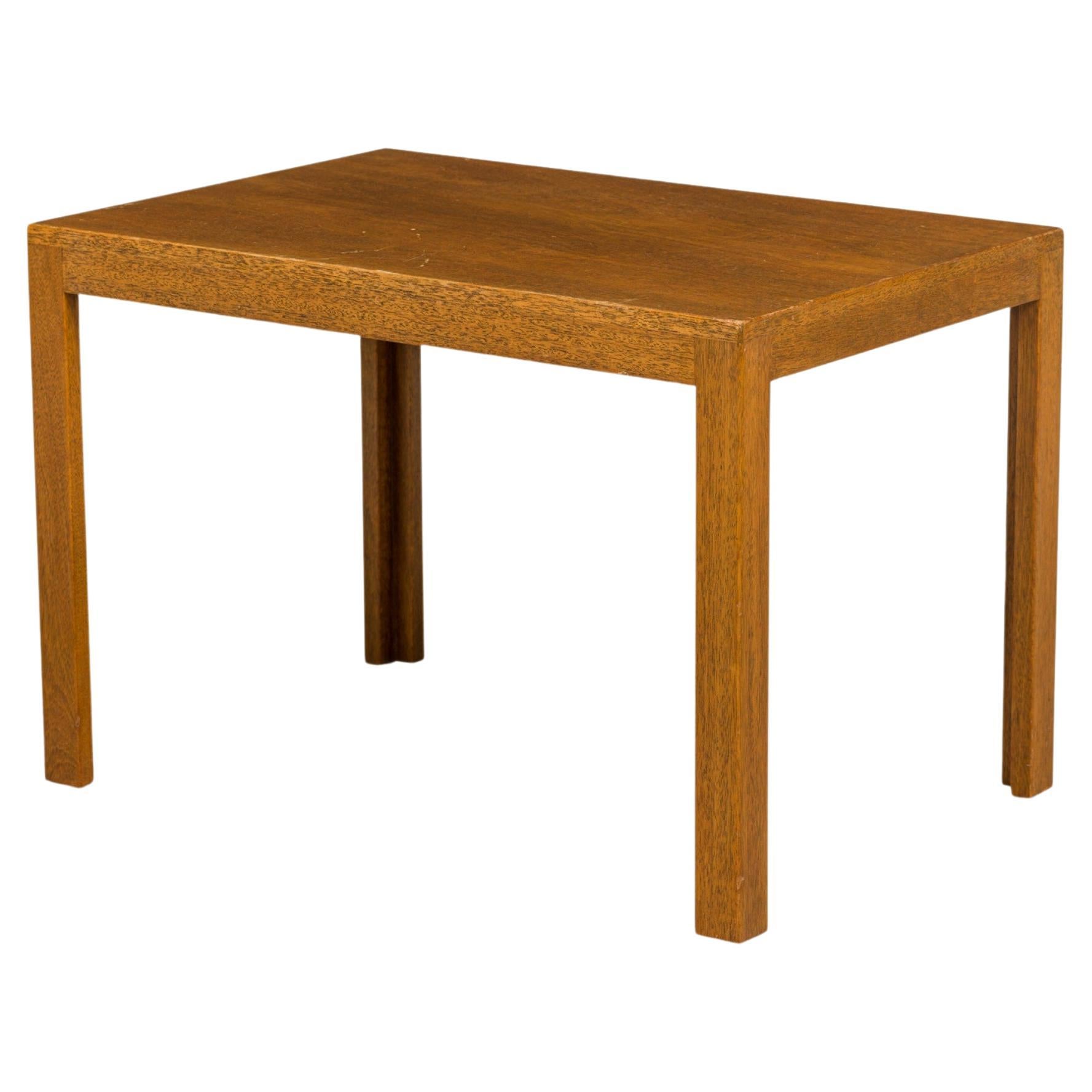 Edward Wormley for Dunbar  Parsons Style Wooden Rectangular End / Side Table