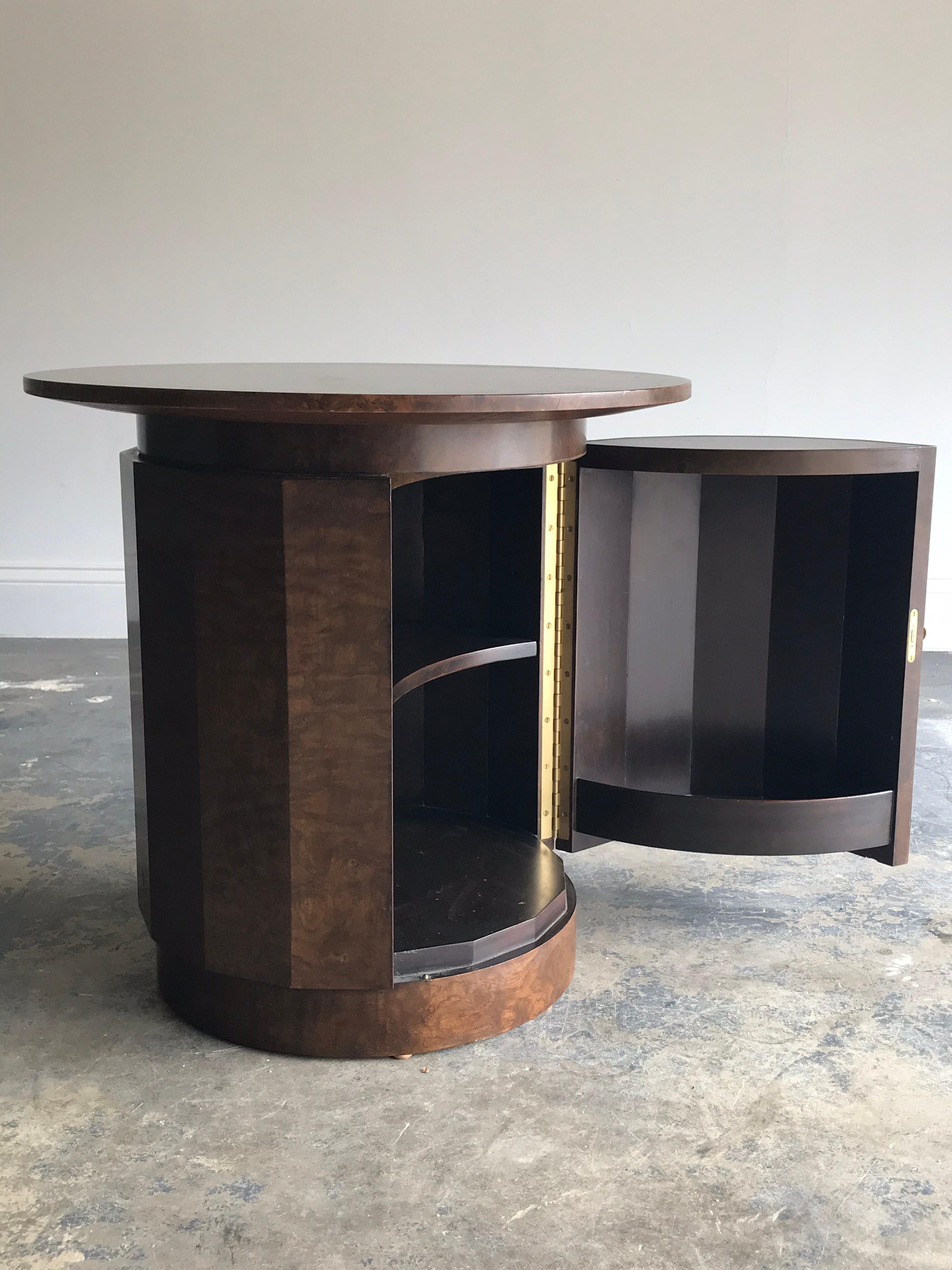 Mid-Century Modern Guéridon/table de bar avec clé Edward Wormley pour Dunbar en vente