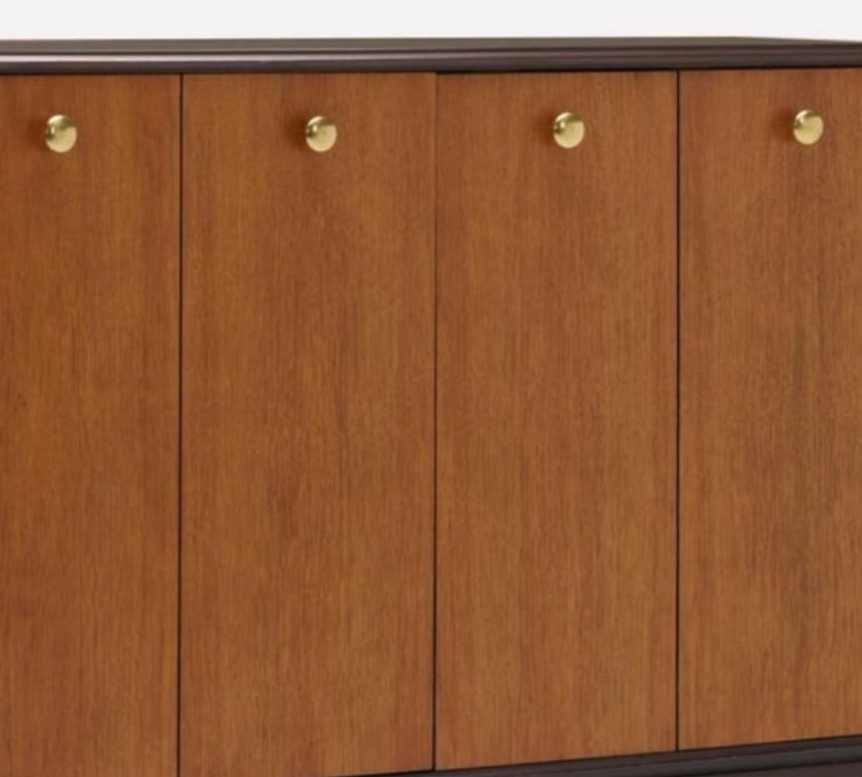 Petit serveur de porte bifold Edward Wormley pour Dunbar. Bon état - En vente à Chicago, IL