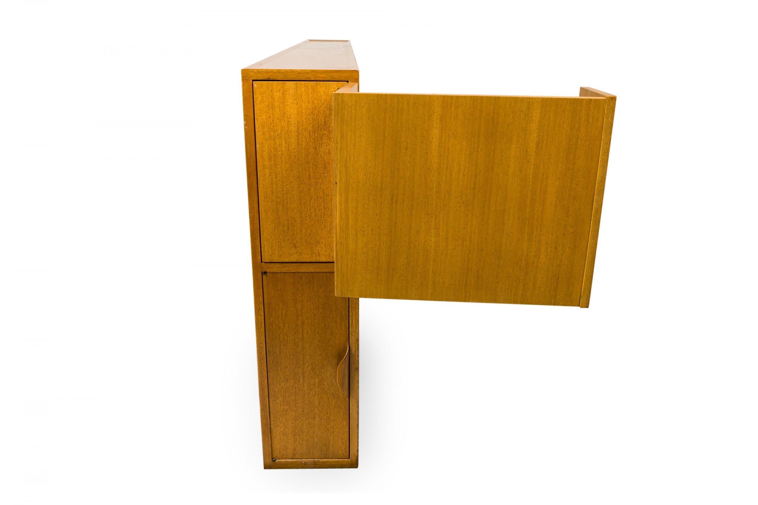 Edward Wormley for Dunbar Queen Size Wooden Storage Headboard For Sale 9