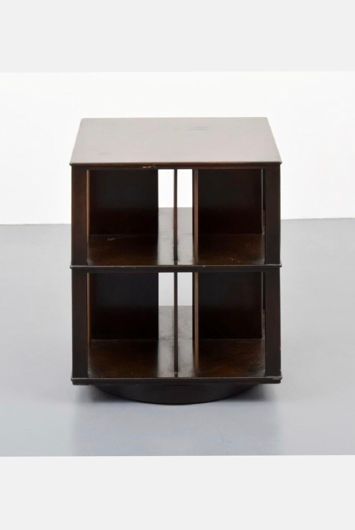 Mid-Century Modern Edward Wormley for Dunbar Revolving Bookcase Table