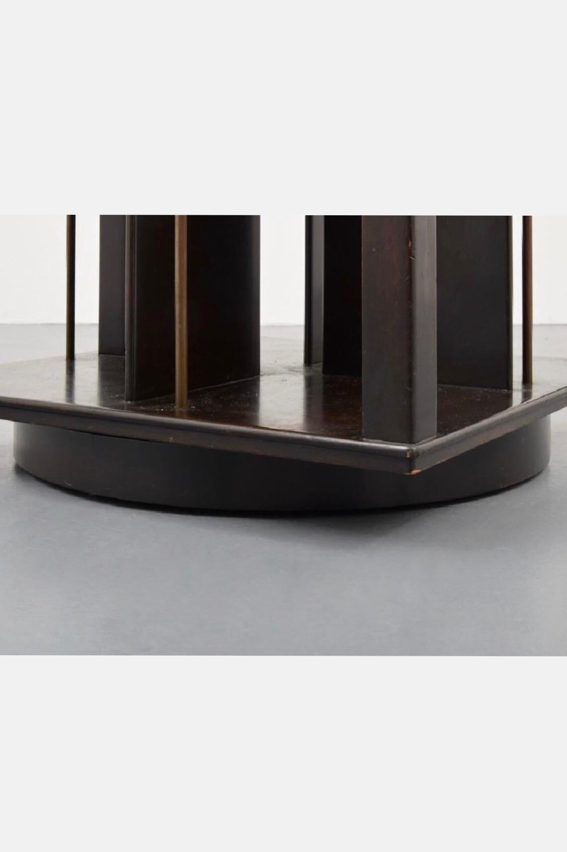 American Edward Wormley for Dunbar Revolving Bookcase Table