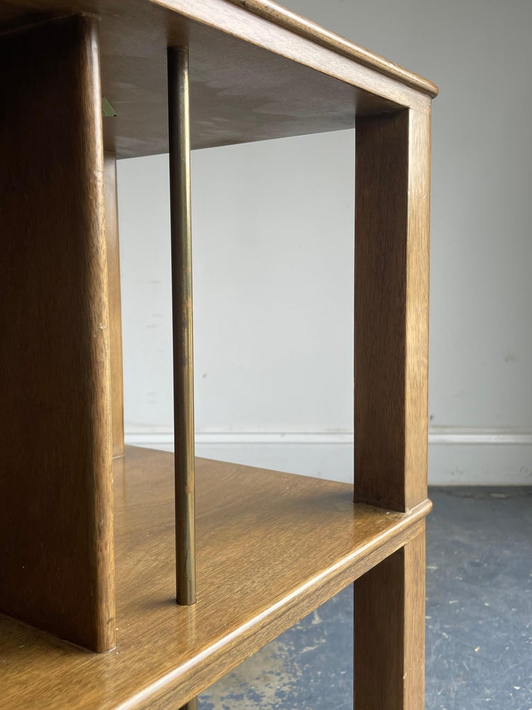 Edward Wormley for Dunbar Revolving Bookcase Table (1/2) For Sale 2