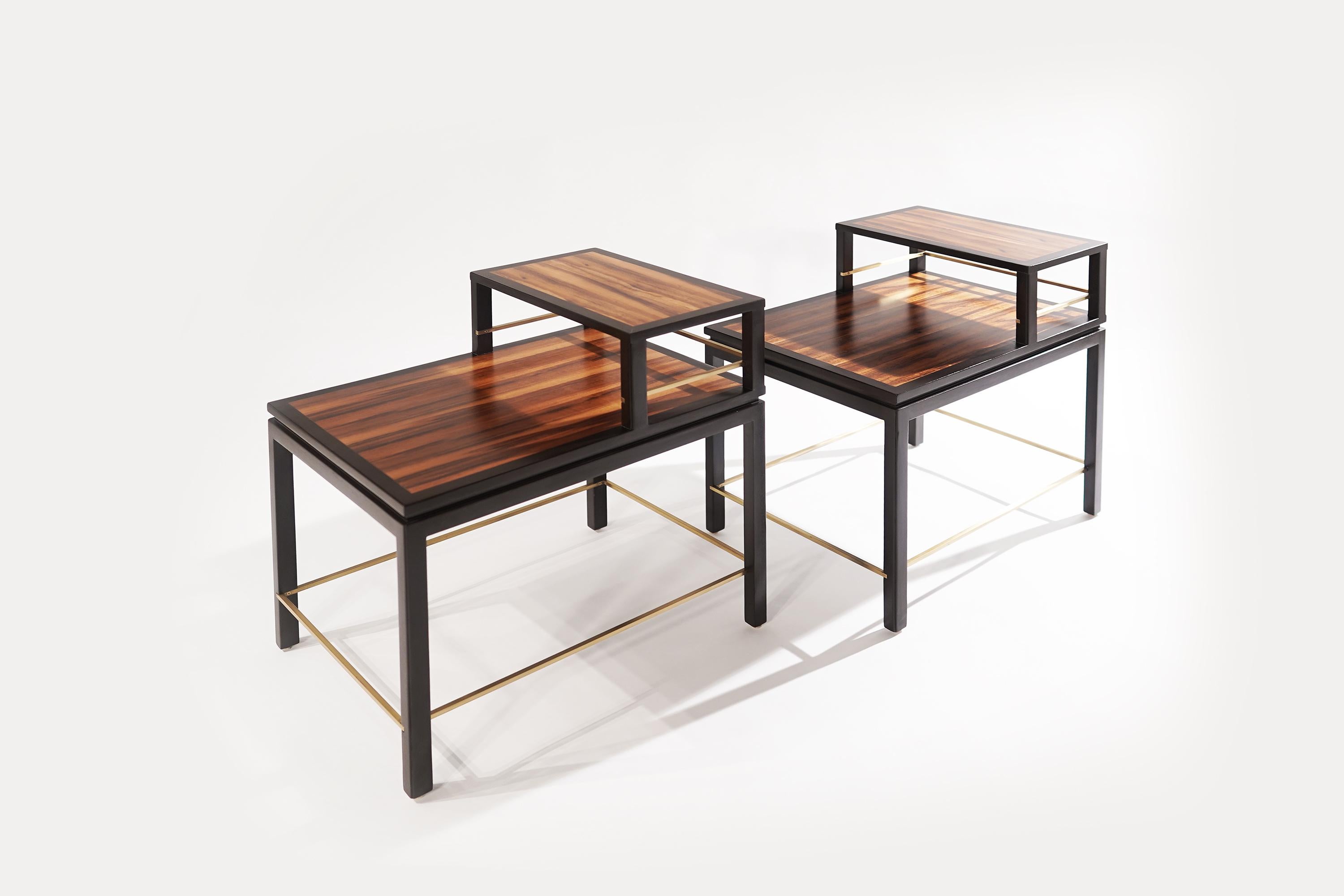 Edward Wormley for Dunbar Rosewood End Tables, 1950s 1