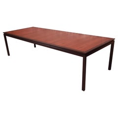 Edward Wormley for Dunbar Rosewood Extension Dining Table, Newly Refinished