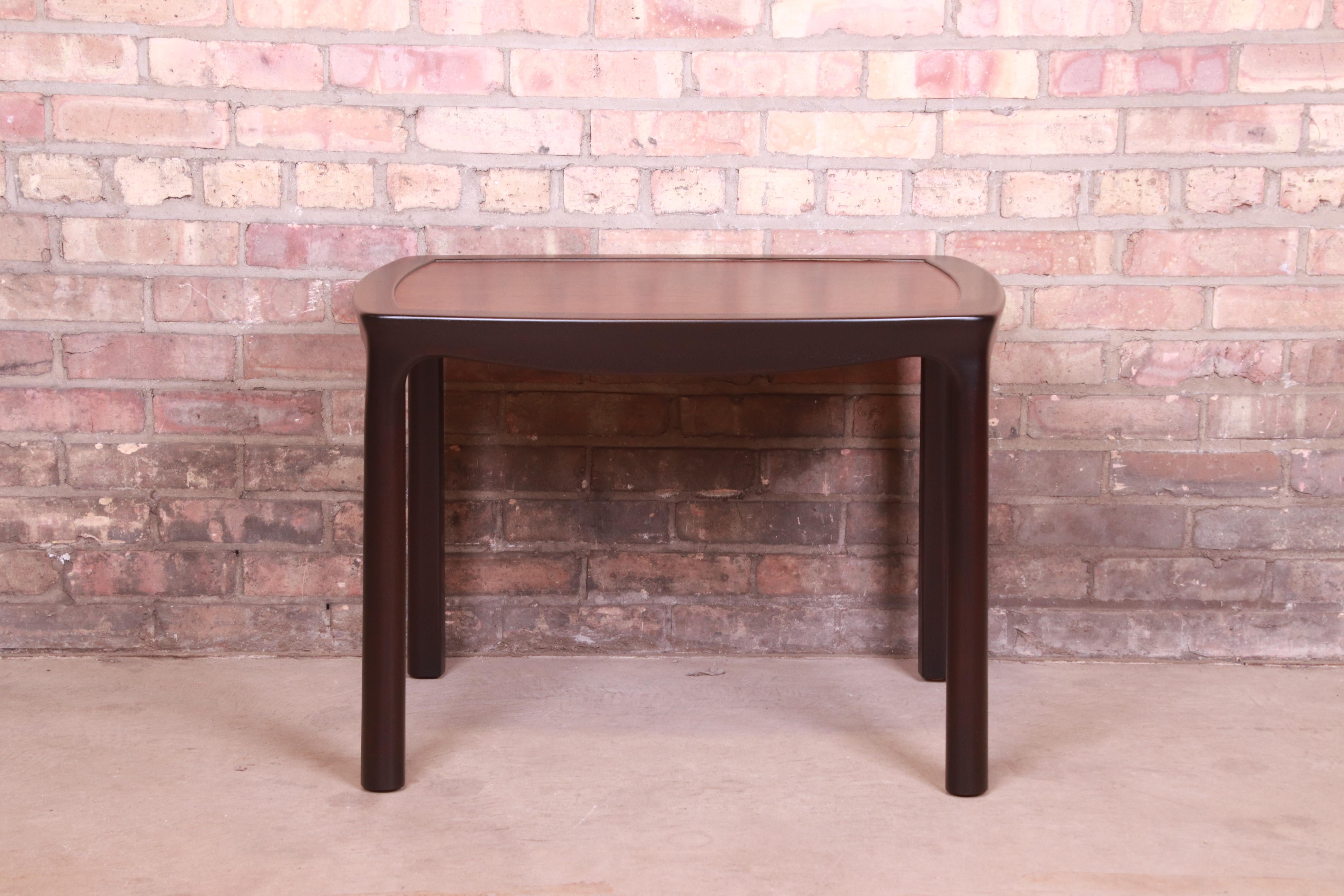 American Edward Wormley for Dunbar Rosewood Occasional Side Table, Newly Refinished For Sale