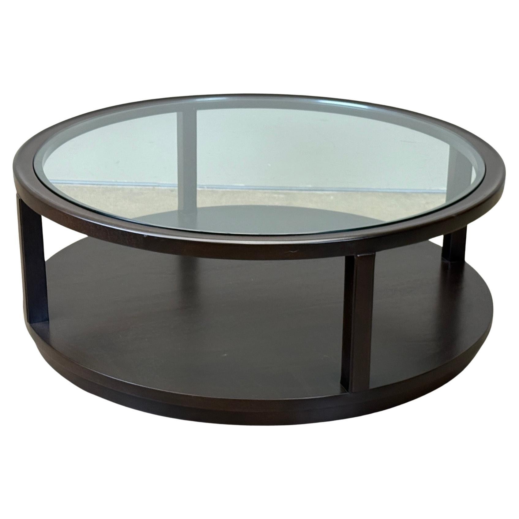 Edward Wormley pour Dunbar Table basse ronde en vente