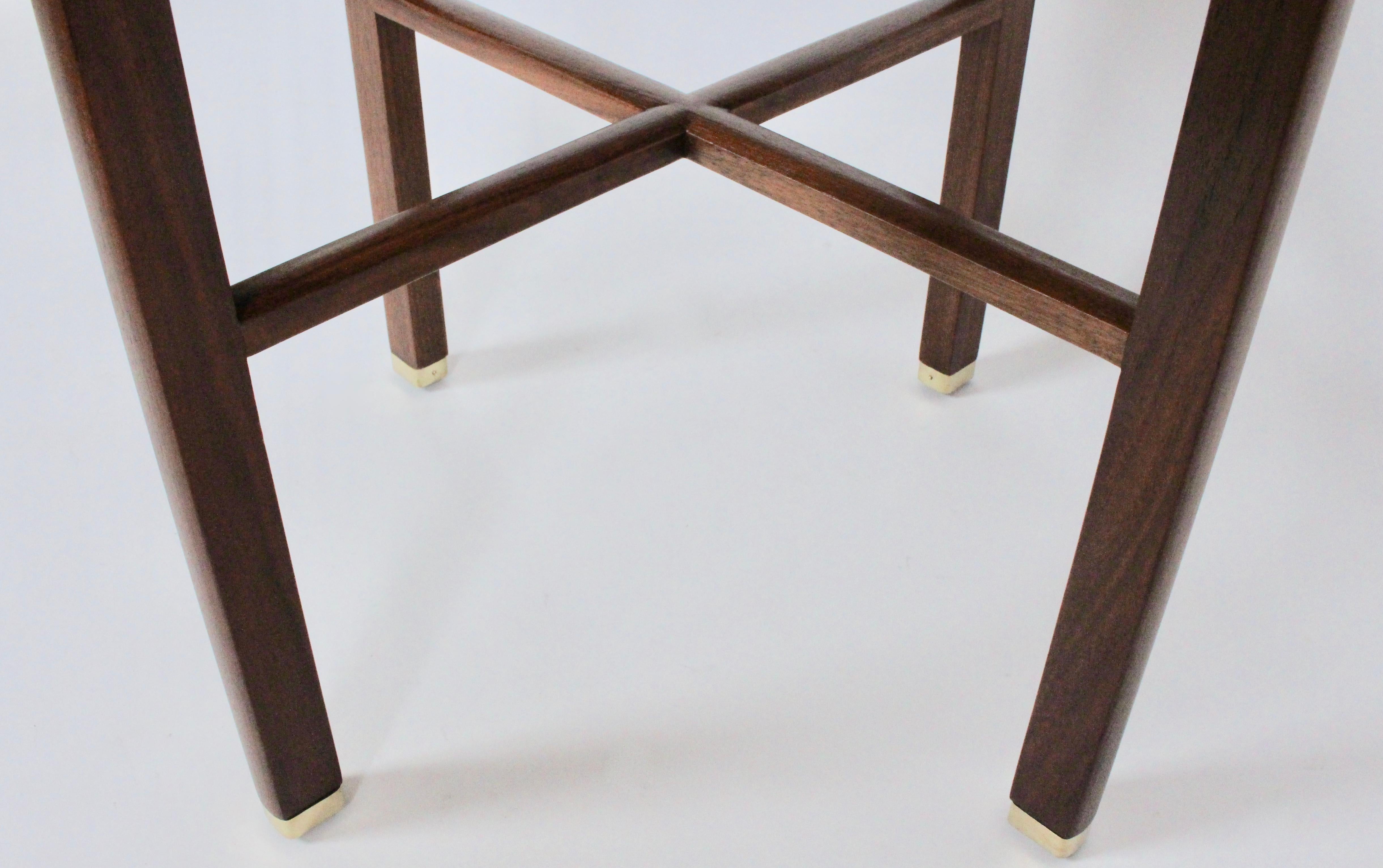 20th Century Edward Wormley for Dunbar Round Walnut Occasional Table