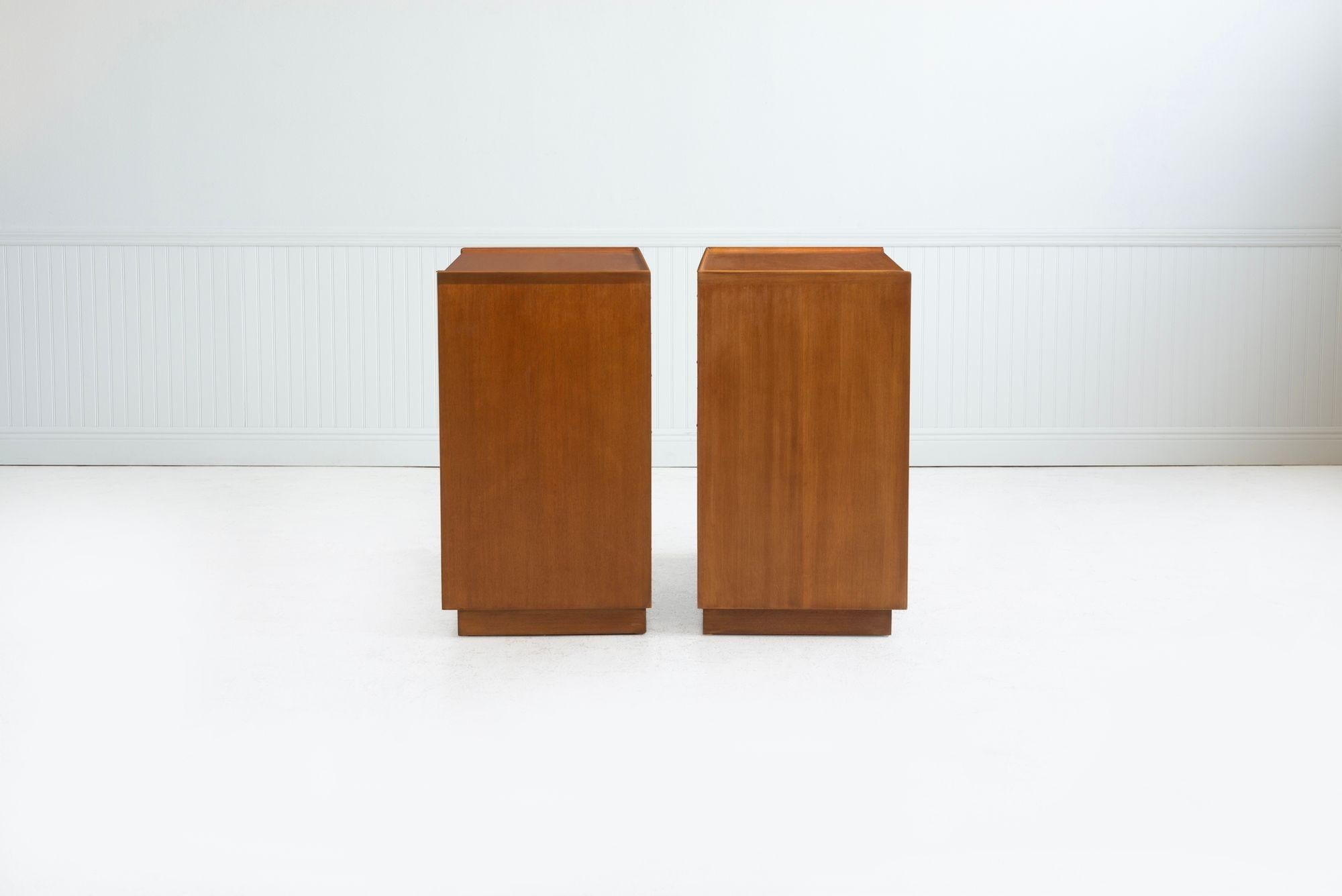 Edward Wormley for Dunbar Set of 3 Louver Drawer Dressers For Sale 7