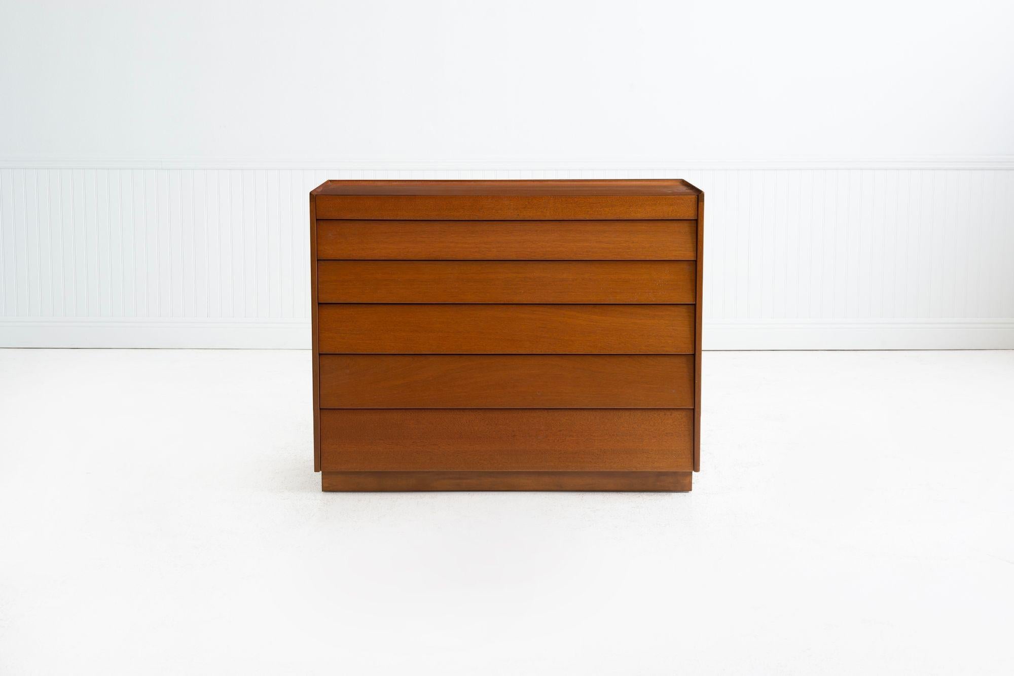 Edward Wormley for Dunbar Set of 3 Louver Drawer Dressers For Sale 8