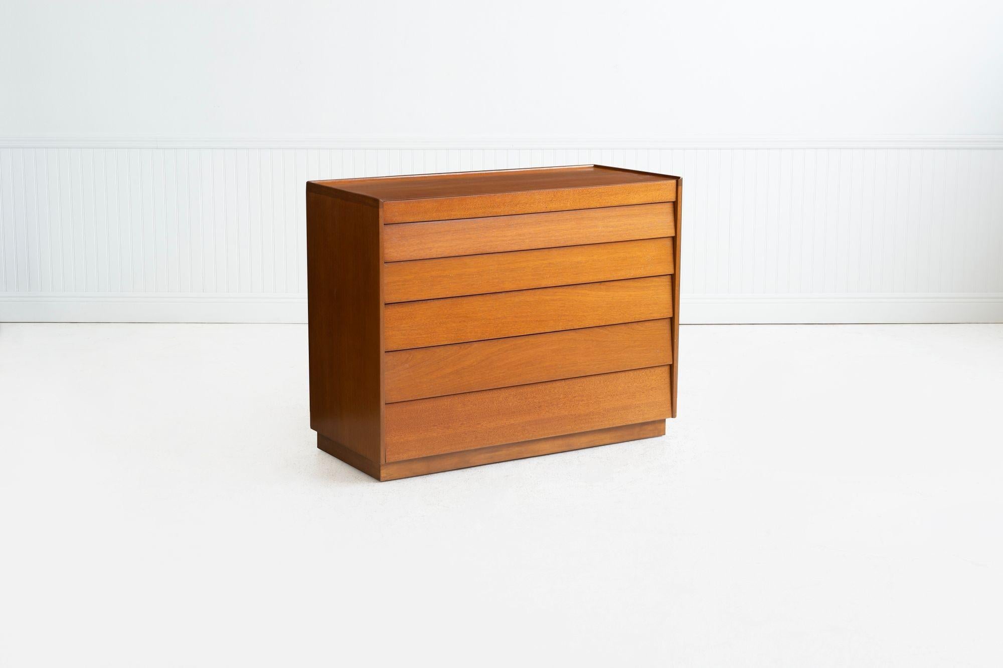 Edward Wormley for Dunbar Set of 3 Louver Drawer Dressers For Sale 9