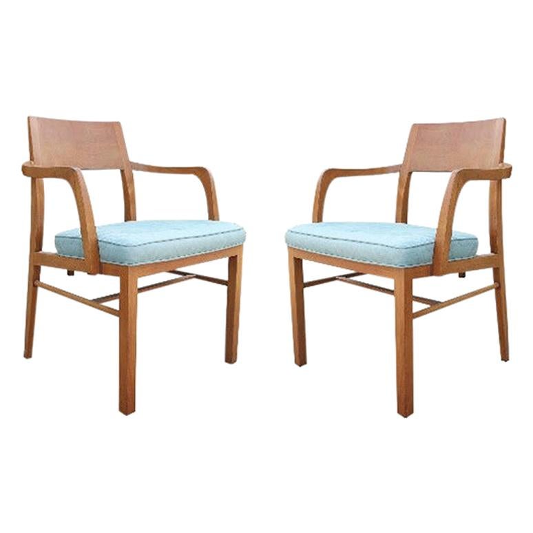 Edward Wormley for Dunbar Set of Mid-Century Modern Dining Chairs