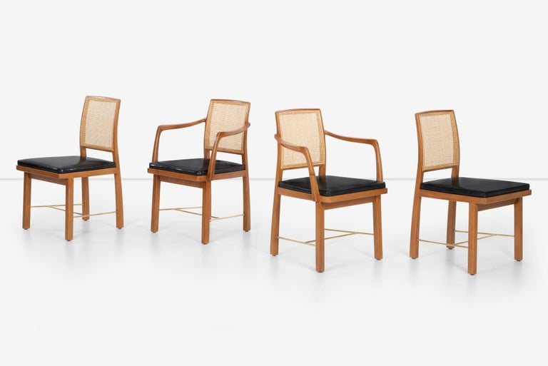 American Edward Wormley for Dunbar Set of Twelve Dining Chairs For Sale