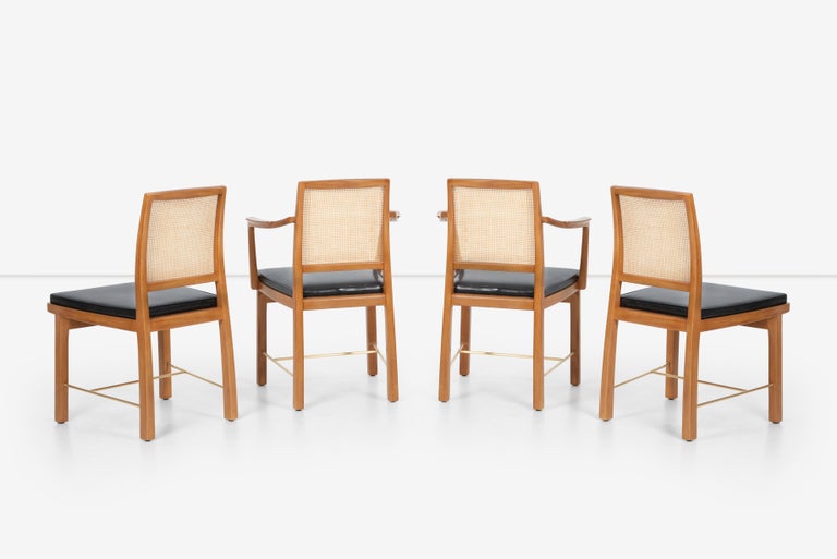 Edward Wormley for Dunbar Set of Twelve Dining Chairs For Sale 1
