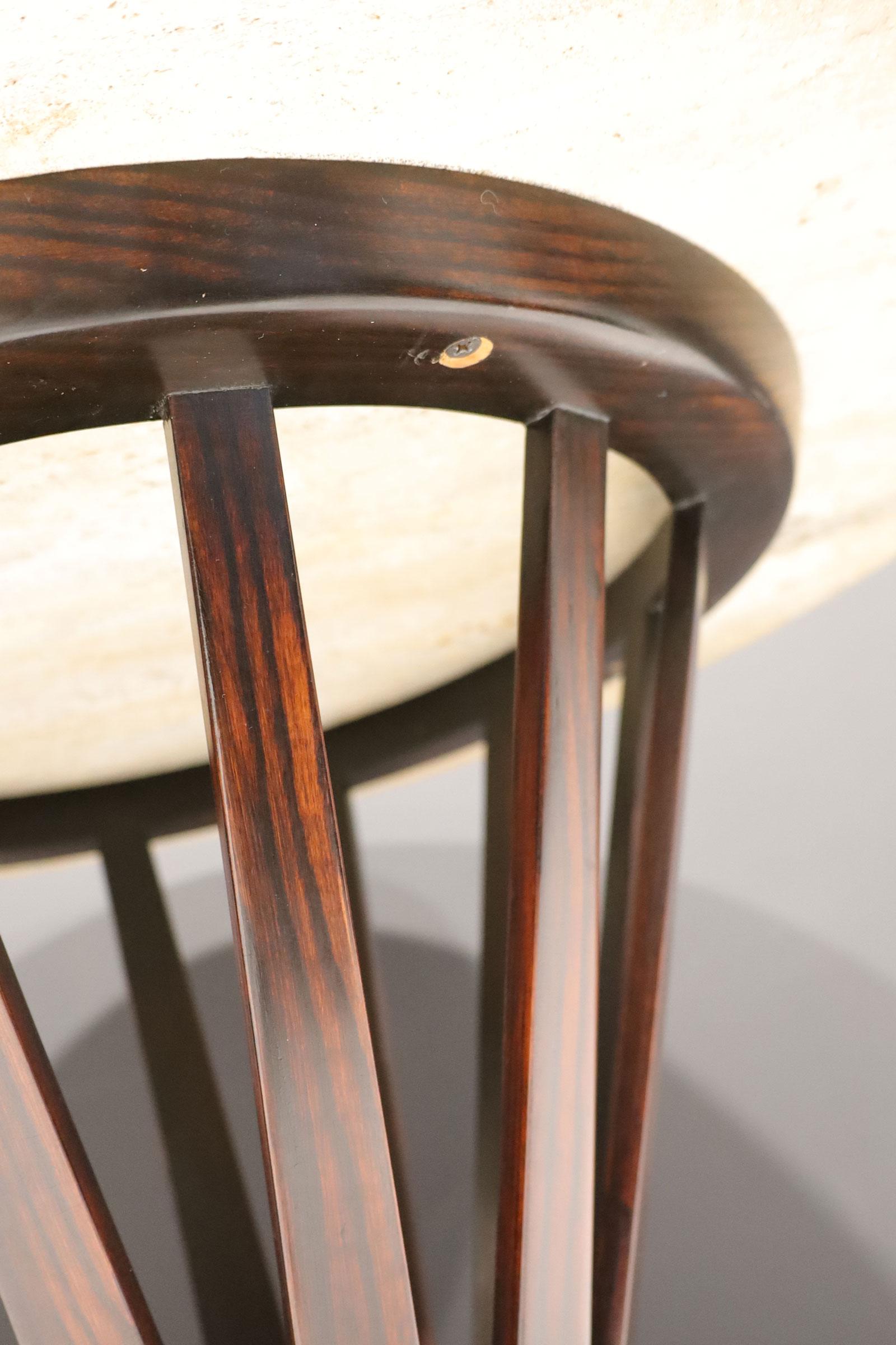 Edward Wormley for Dunbar Sheaf of Wheat Table in Rosewood, Signed In Good Condition In Dallas, TX