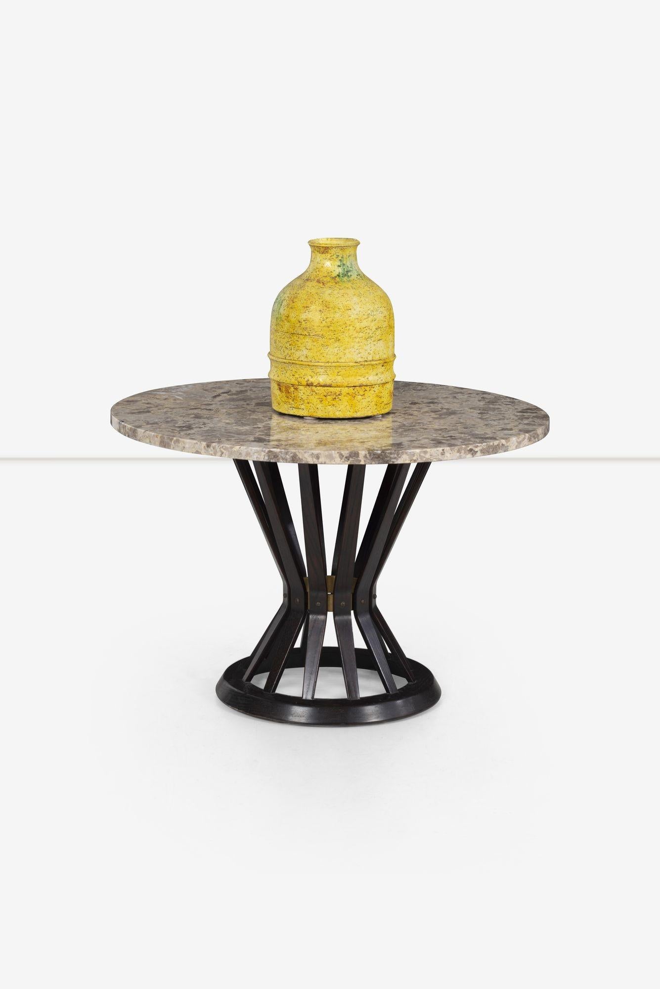 Edward Wormley for Dunbar Sheaf of Wheat Table, Terrazzo Marble Top For Sale 2