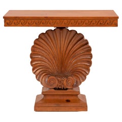 Console en forme de coquille d'écaille Edward Wormley pour Dunbar