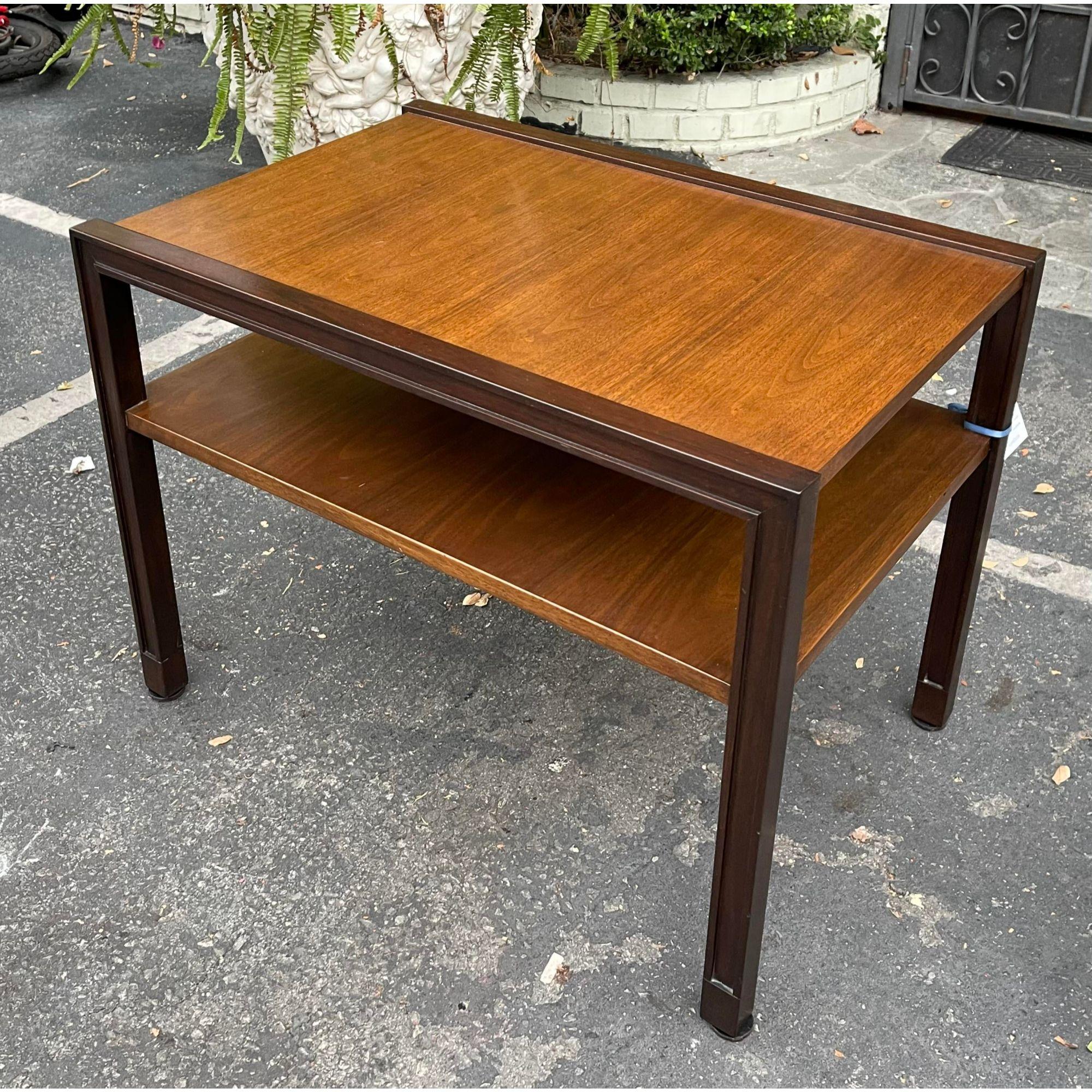 Mid-Century Modern Edward Wormley for Dunbar Simple & Two Tone Side or End Table, 1960s