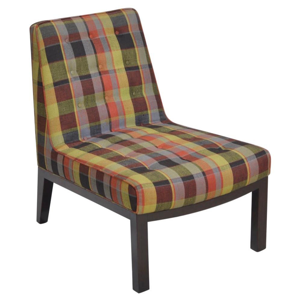 Edward Wormley for Dunbar Slipper Chair circa 1950s with Original Upholstery