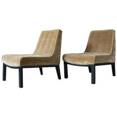 Edward Wormley for Dunbar Slipper Chairs Edward Wormley for Dunbar Slipper Chairs