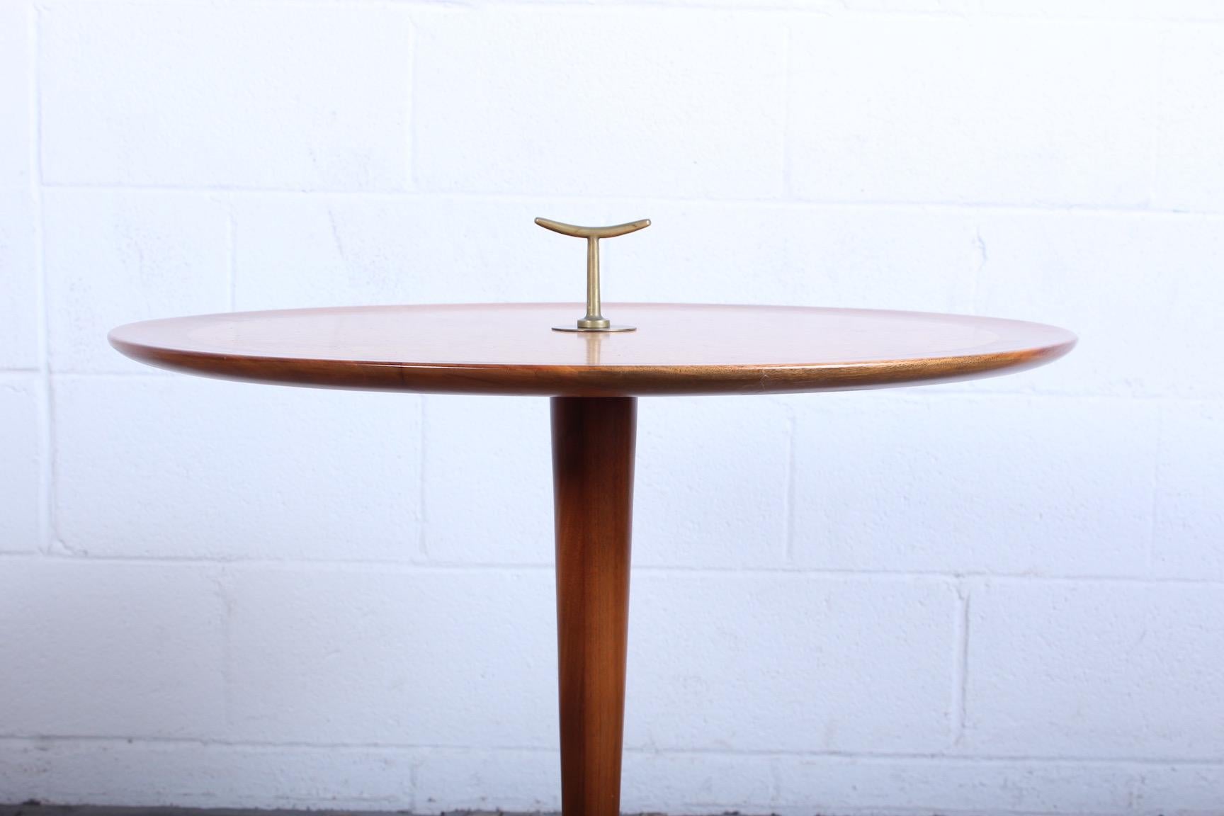 Brass Edward Wormley for Dunbar Snack Table