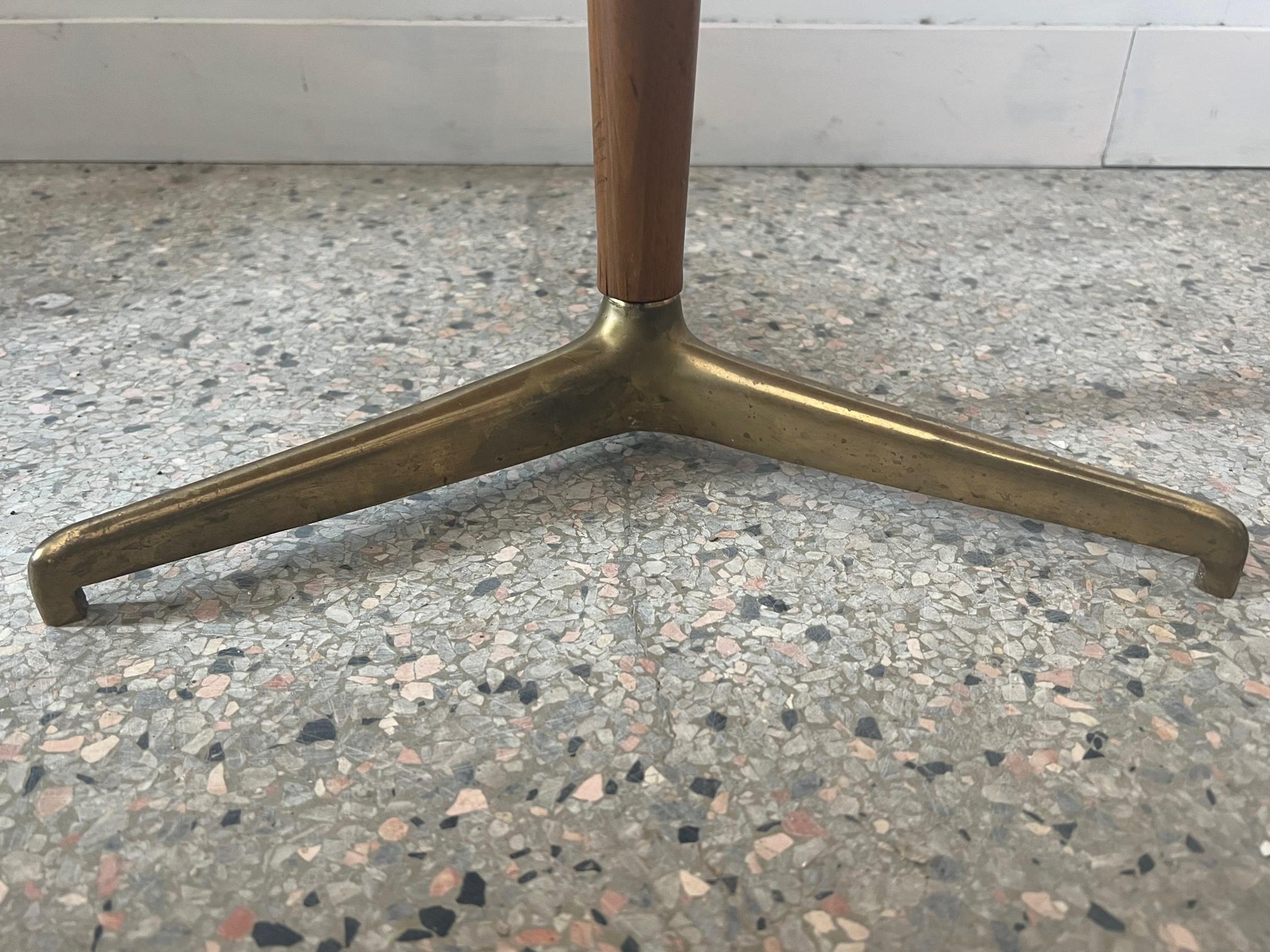 Brass Edward Wormley For Dunbar Snack Table For Sale