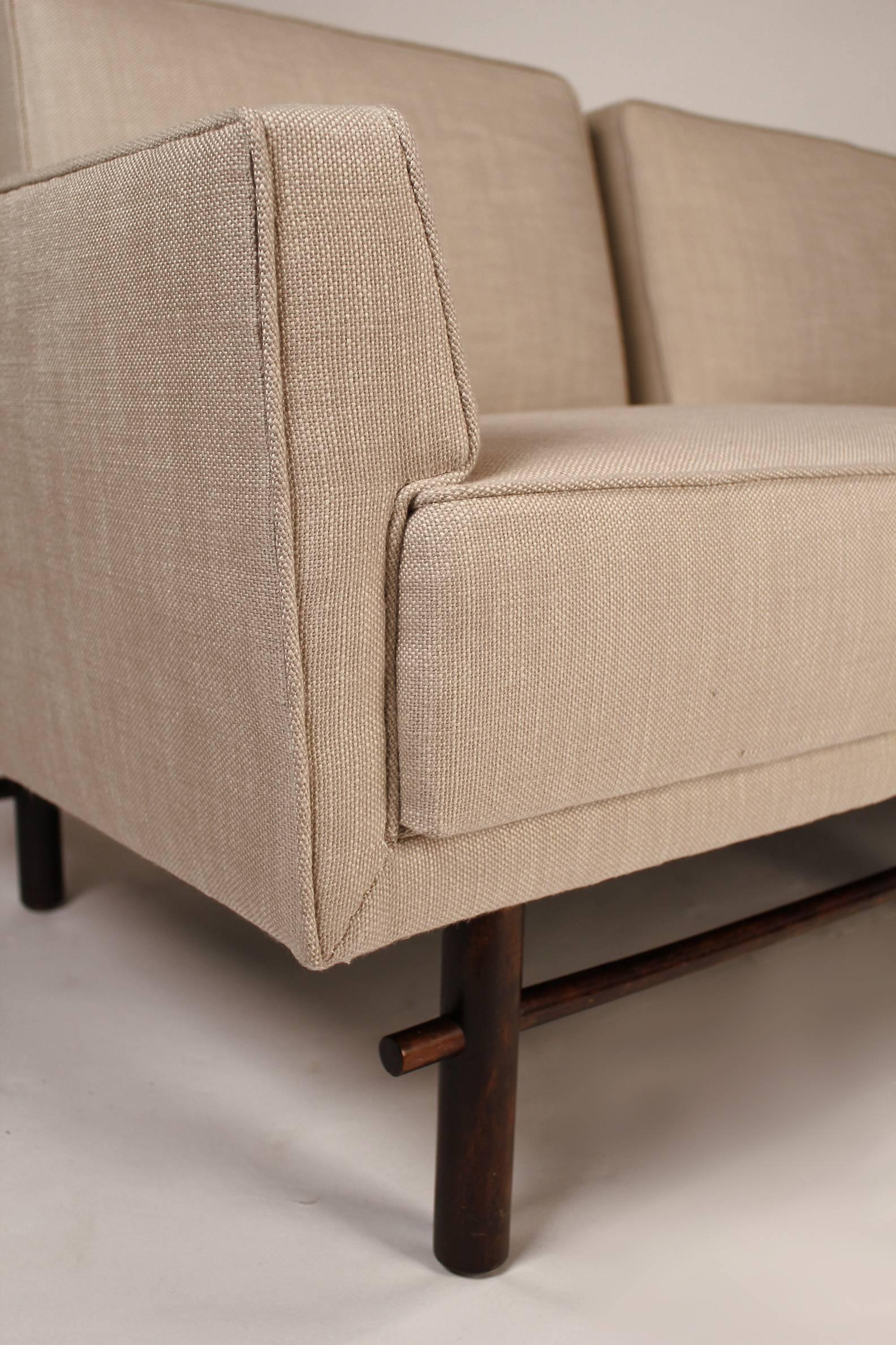 20th Century Three Seat Sofa Designed by Michael Taylor for Baker For Sale