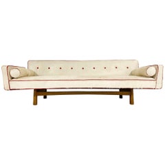 Vintage Edward Wormley for Dunbar Sofa in Brazilian Cowhide and Loro Piana Cashmere