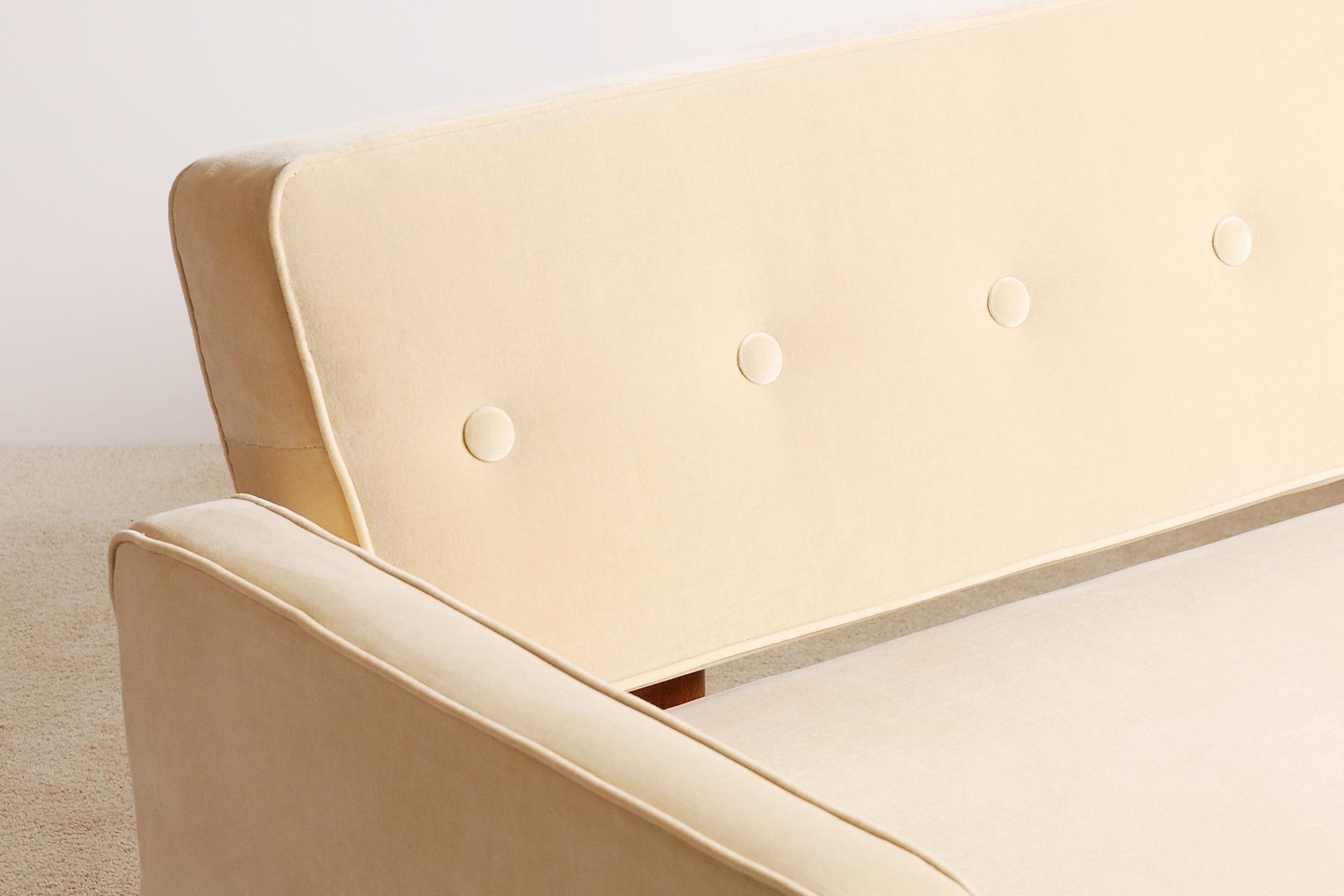 Mid-20th Century Edward Wormley for Dunbar, Sofa Model 5316 Reupholstered, circa 1950