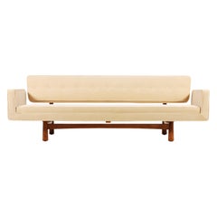 Edward Wormley für Dunbar:: Sofa Modell 5316 neu gepolstert:: um 1950