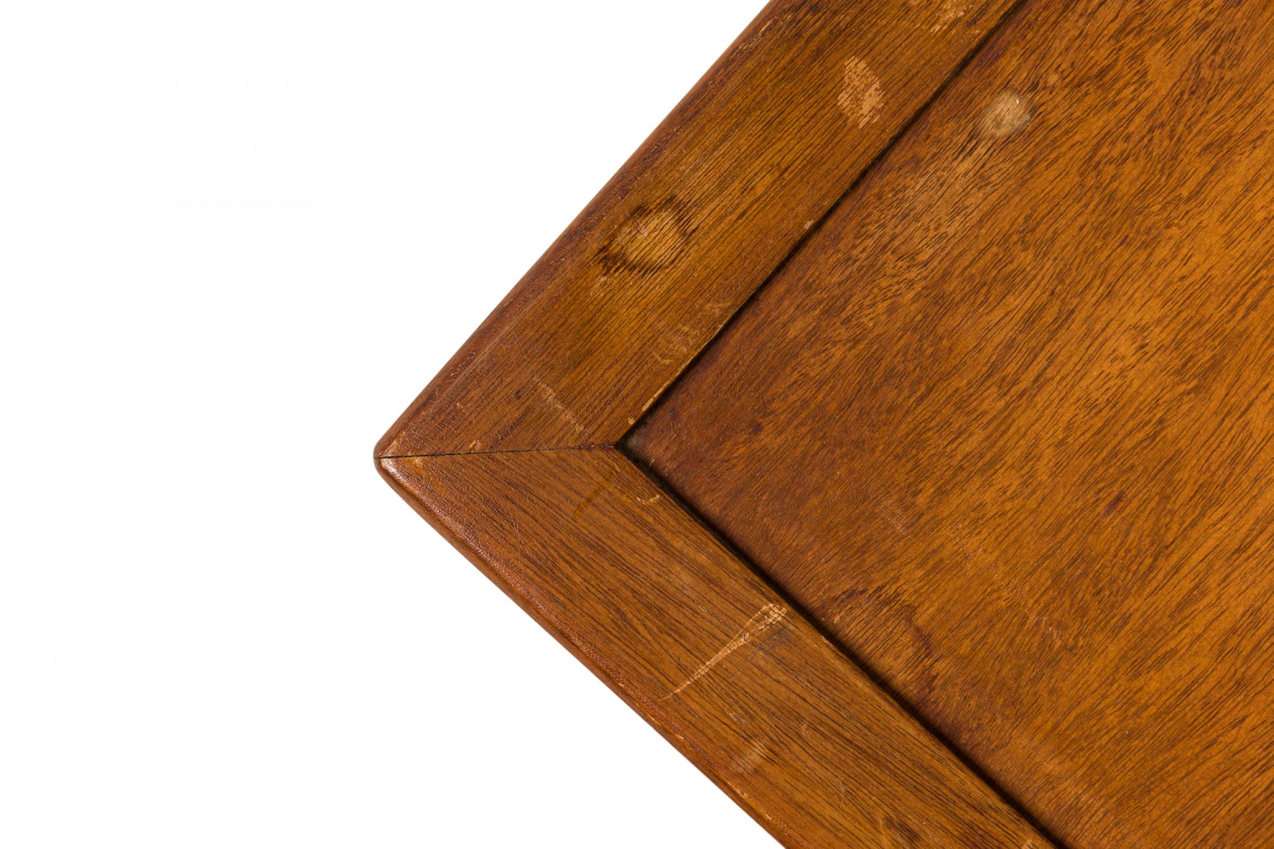 20th Century Edward Wormley for Dunbar Square Wooden Double Shelf End / Side Table For Sale