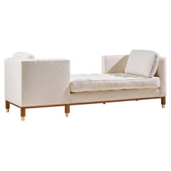 Edward Wormley for Dunbar Style Mid Century Tête-à-Tête Sofa
