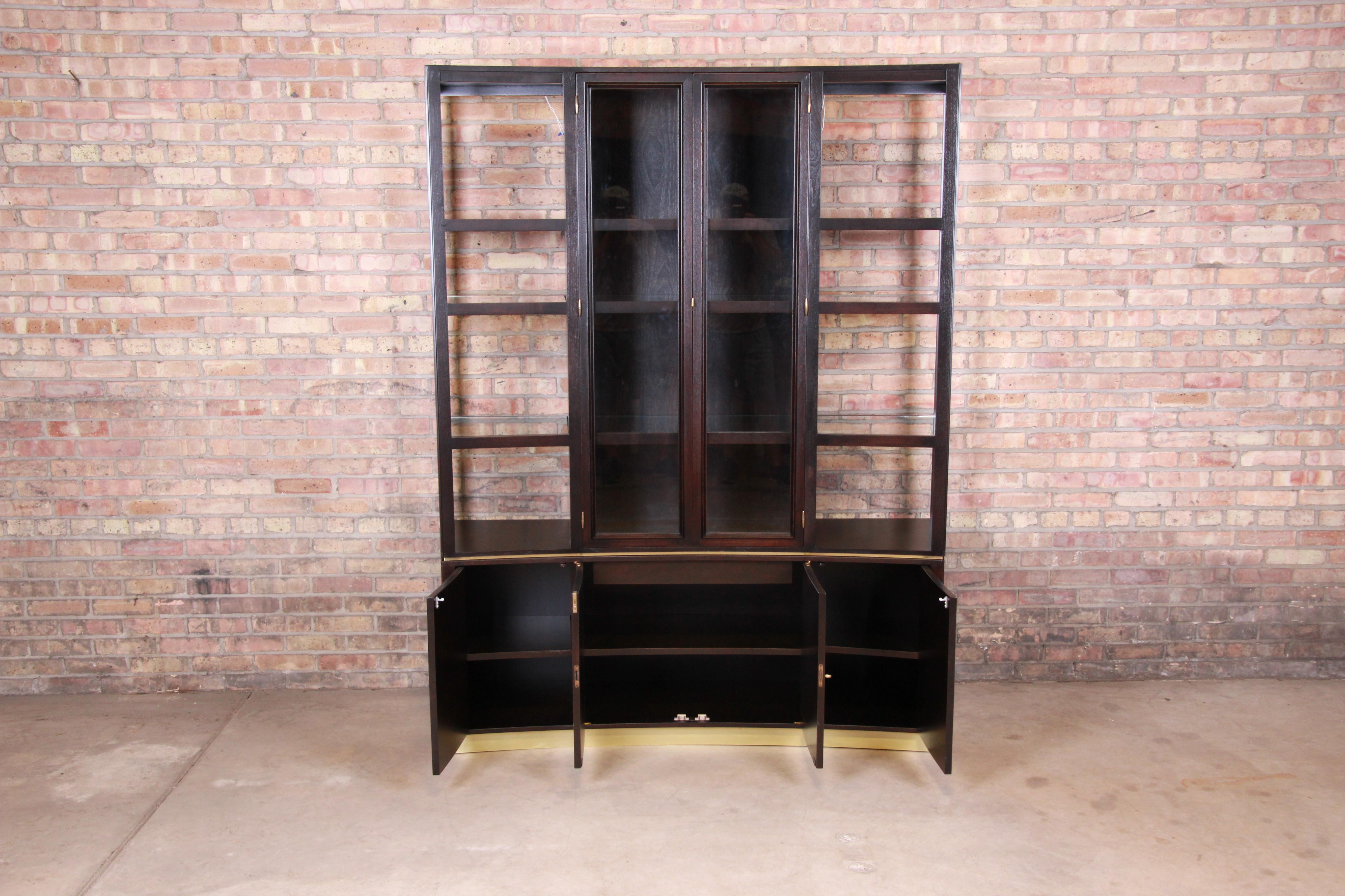 Edward Wormley for Dunbar Superstructure Wall Unit or Bar Cabinet, Restored 3