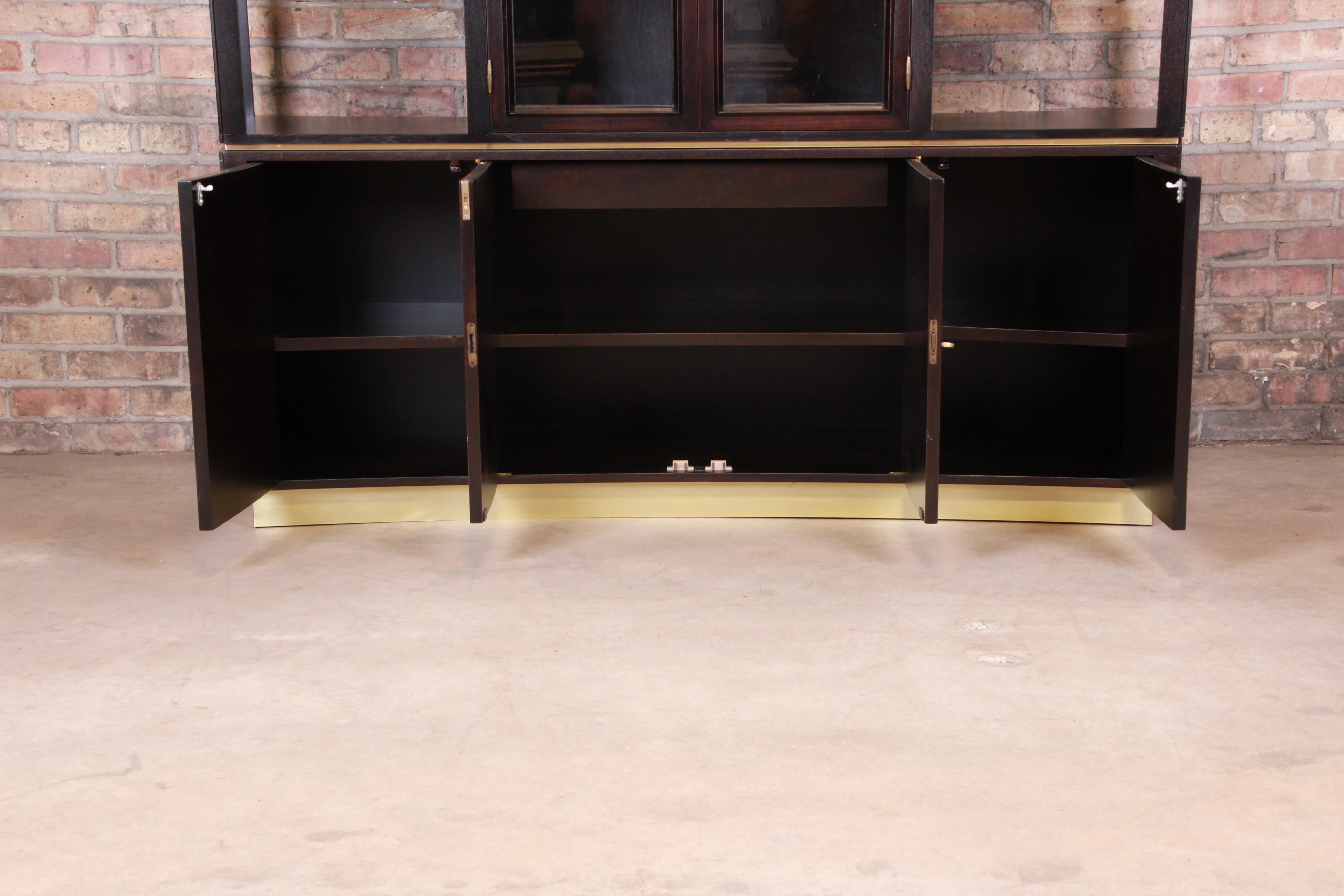 Edward Wormley for Dunbar Superstructure Wall Unit or Bar Cabinet, Restored 4