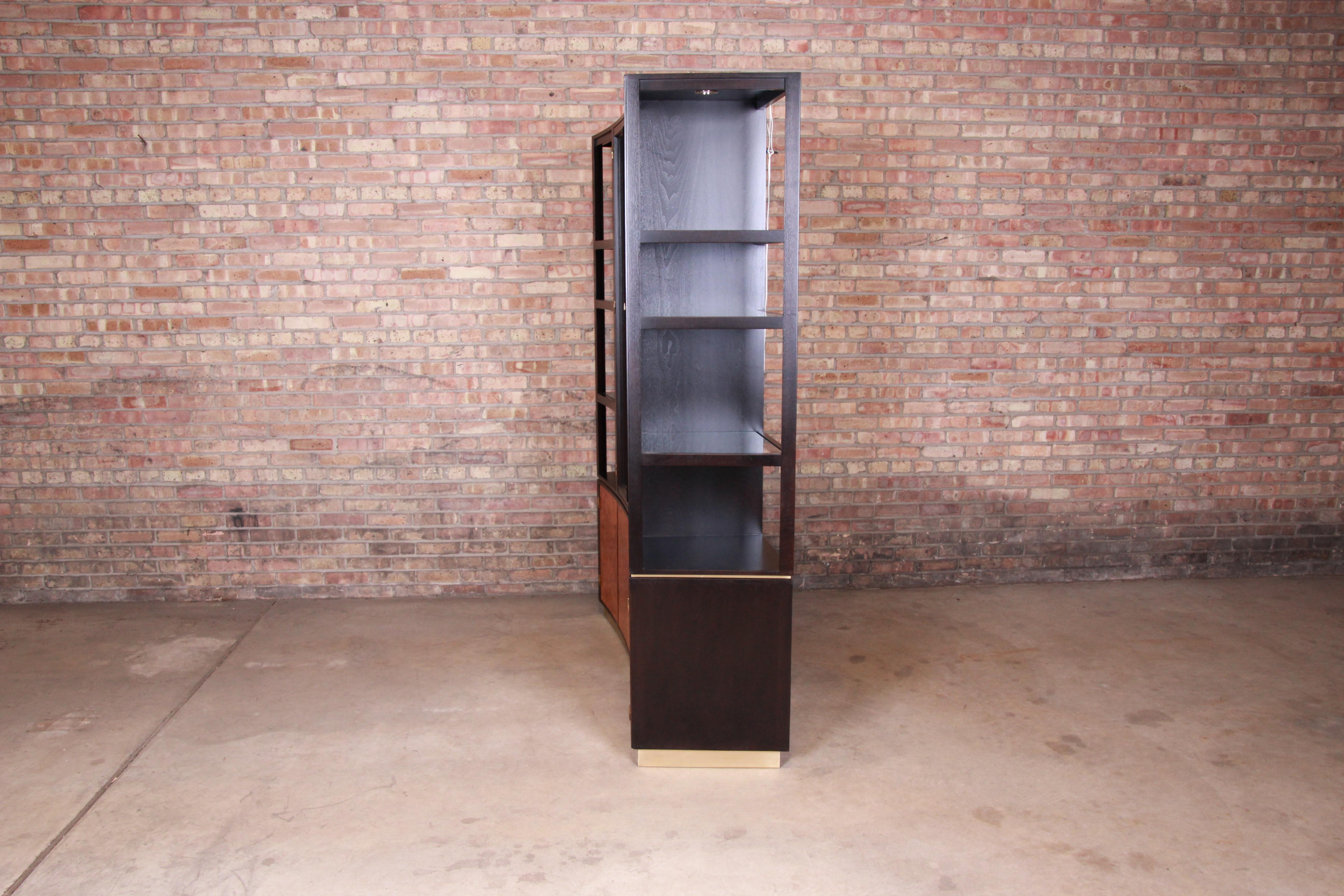 Edward Wormley for Dunbar Superstructure Wall Unit or Bar Cabinet, Restored 7