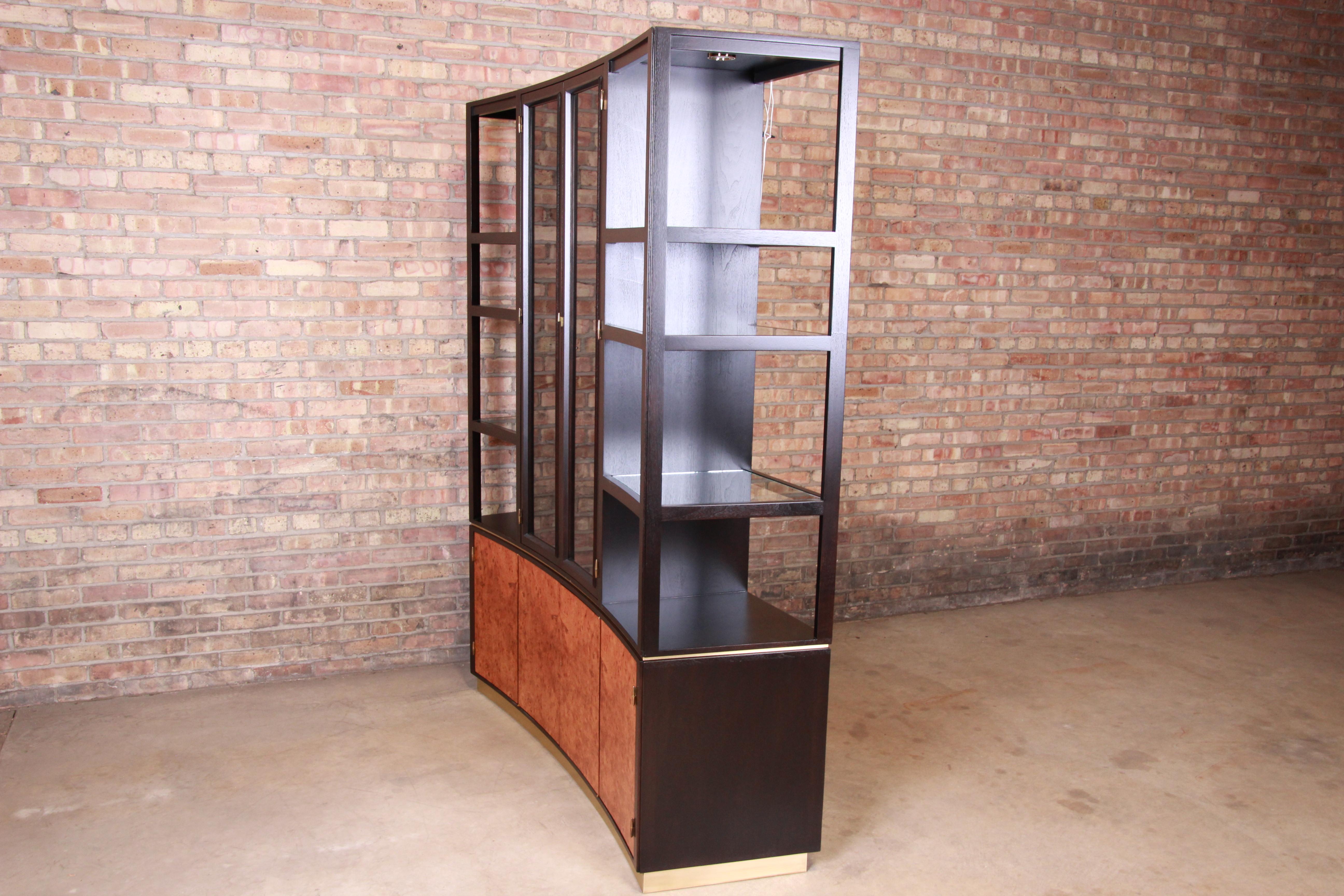Edward Wormley for Dunbar Superstructure Wall Unit or Bar Cabinet, Restored 8