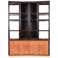 Edward Wormley for Dunbar Superstructure Wall Unit or Bar Cabinet, Restored