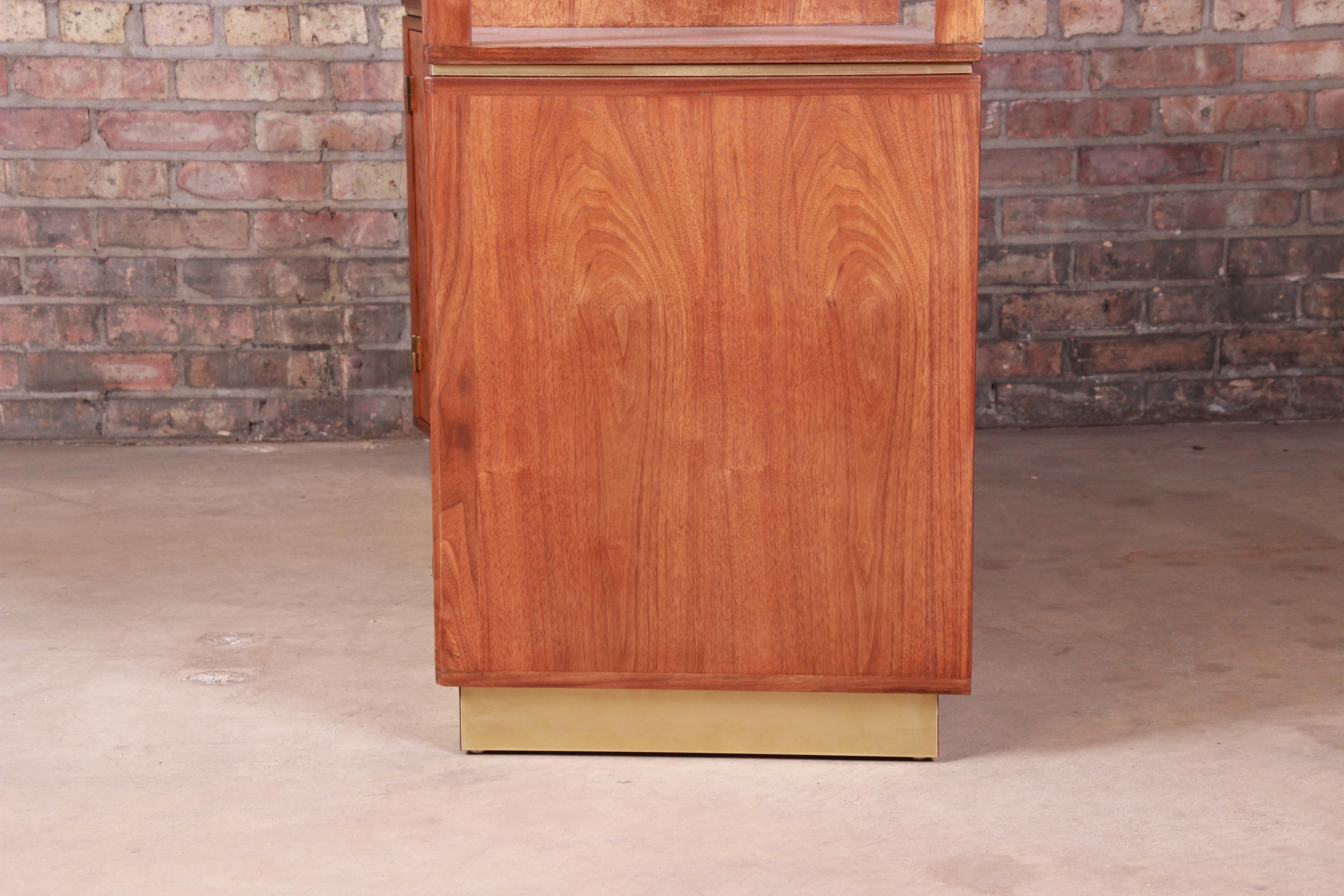 Edward Wormley for Dunbar Superstructure Wall Unit or Room Divider, Restored For Sale 8