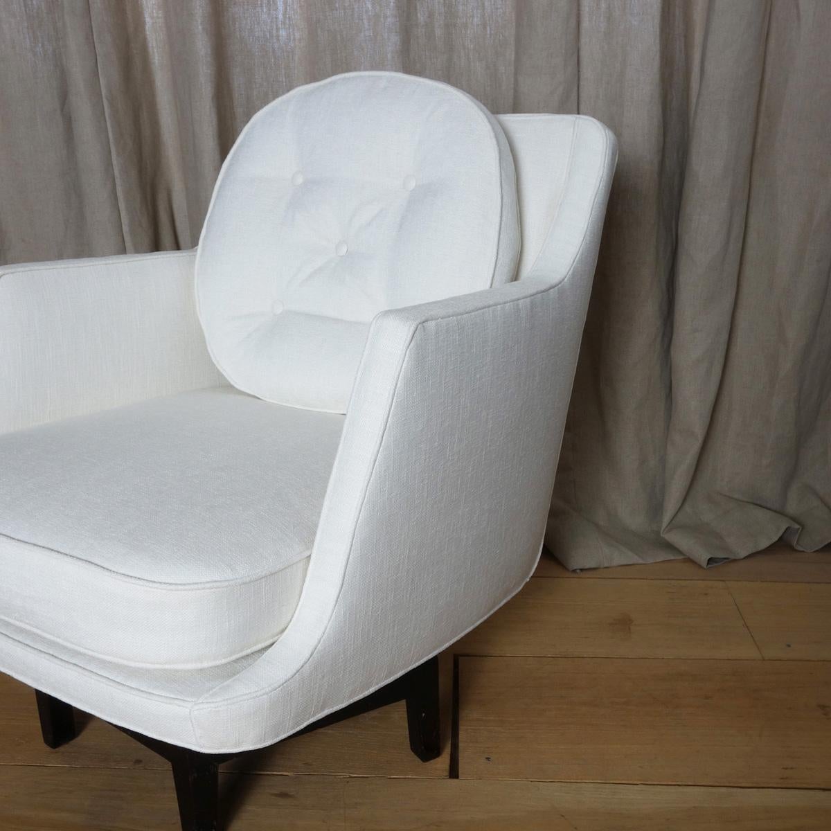 Edward Wormley para Sillón giratorio Dunbar en Bueno estado para la venta en Long Island City, NY