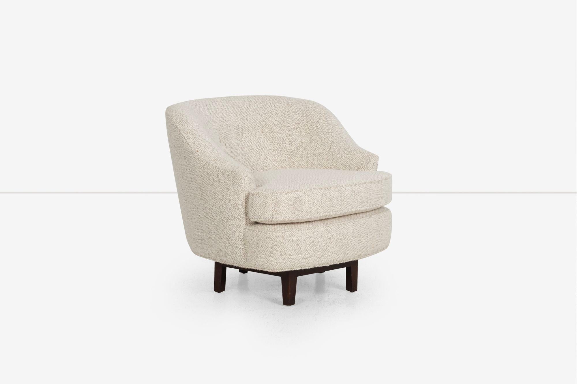 Appliqué Fauteuil de salon pivotant Edward Wormley pour Dunbar 1965 en vente