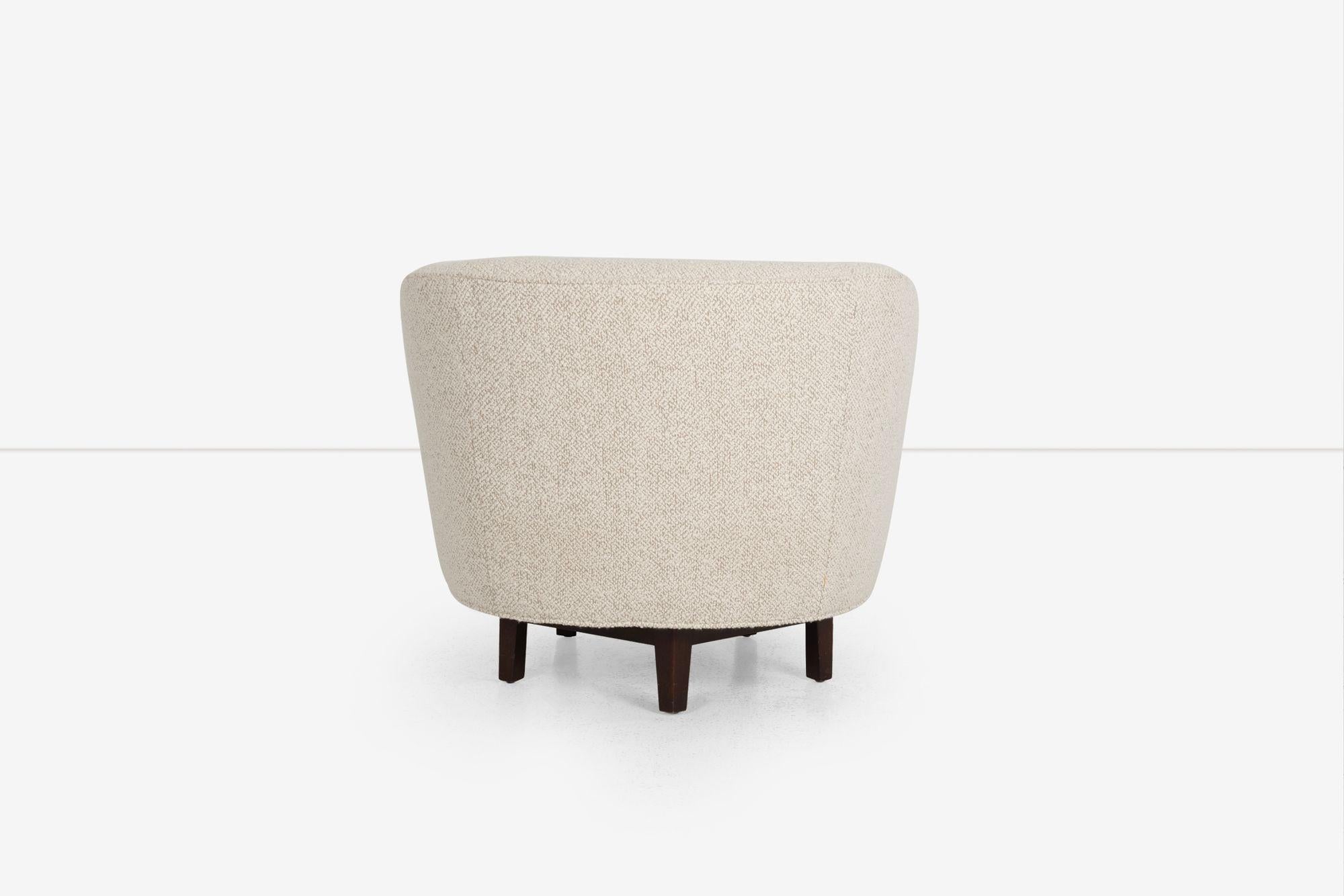 Fauteuil de salon pivotant Edward Wormley pour Dunbar 1965 en vente 1