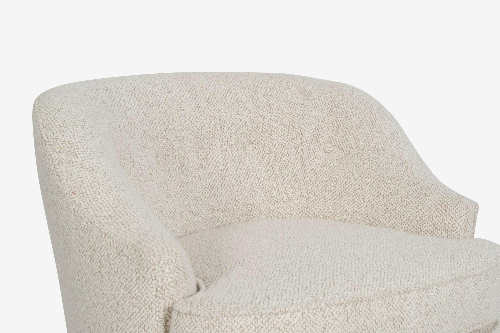 Fauteuil de salon pivotant Edward Wormley pour Dunbar 1965 en vente 2
