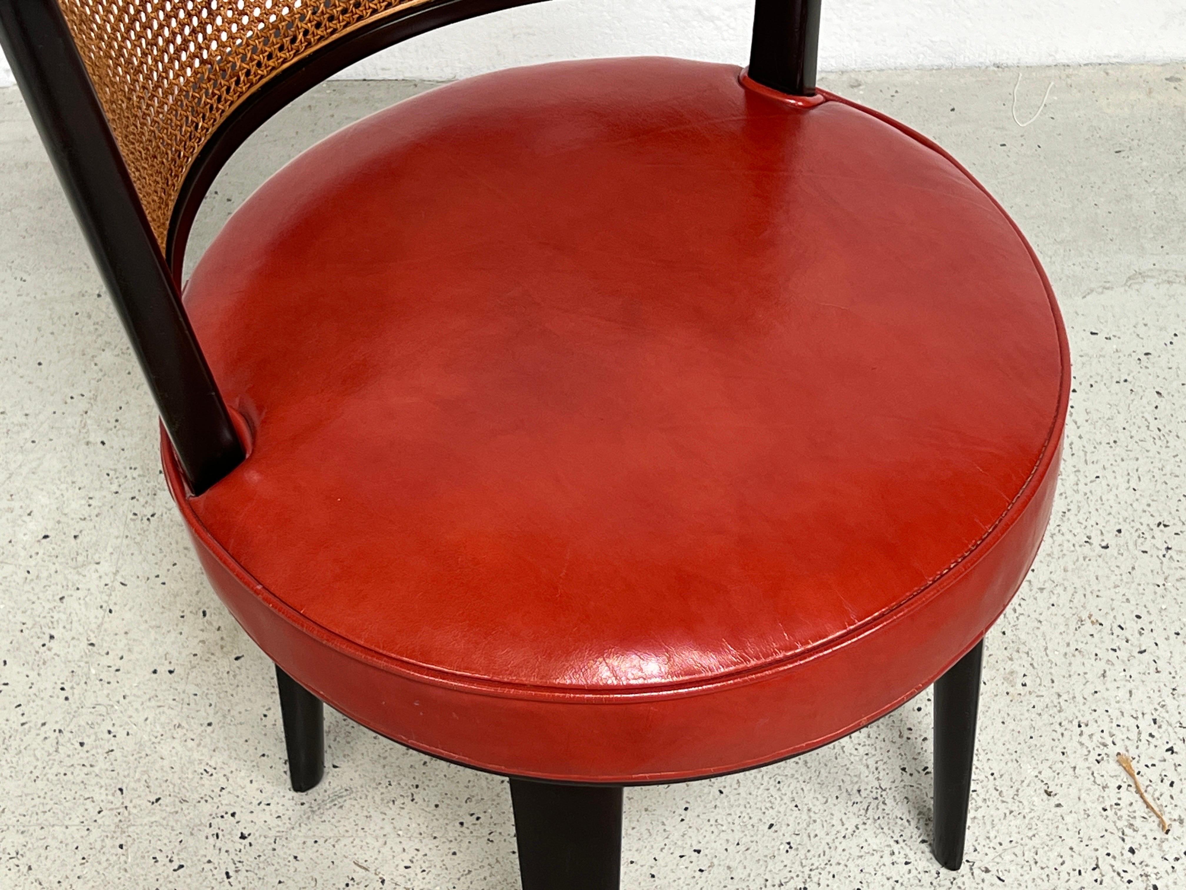Edward Wormley pour Dunbar Tabouret / chaise pivotant(e) en vente 7